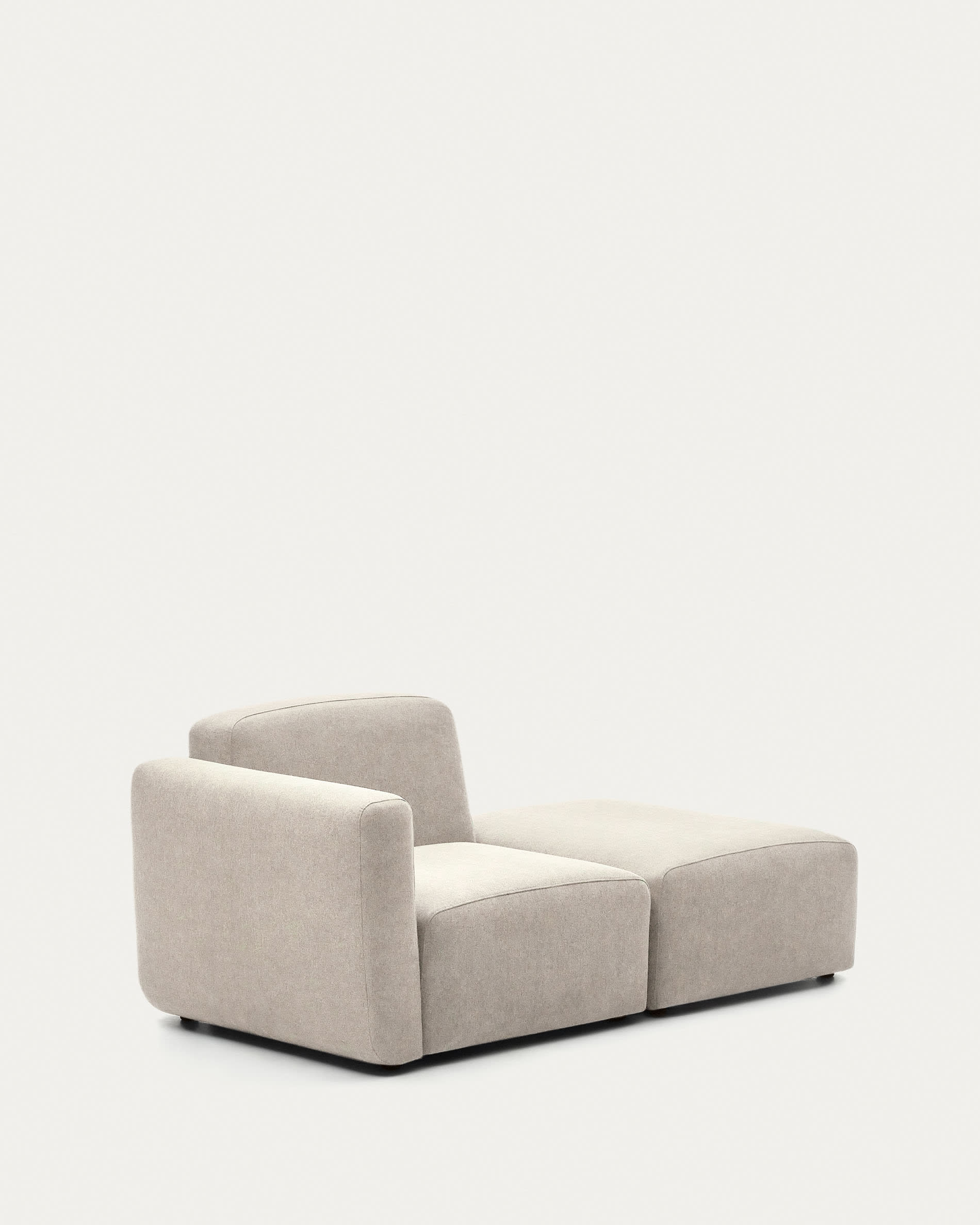 Modulares 1-Sitzer-Sofa Neom in Beige, 169 cm, FSC-zertifiziert, modernes Design, flexibel erweiterbar, von Kave Home.