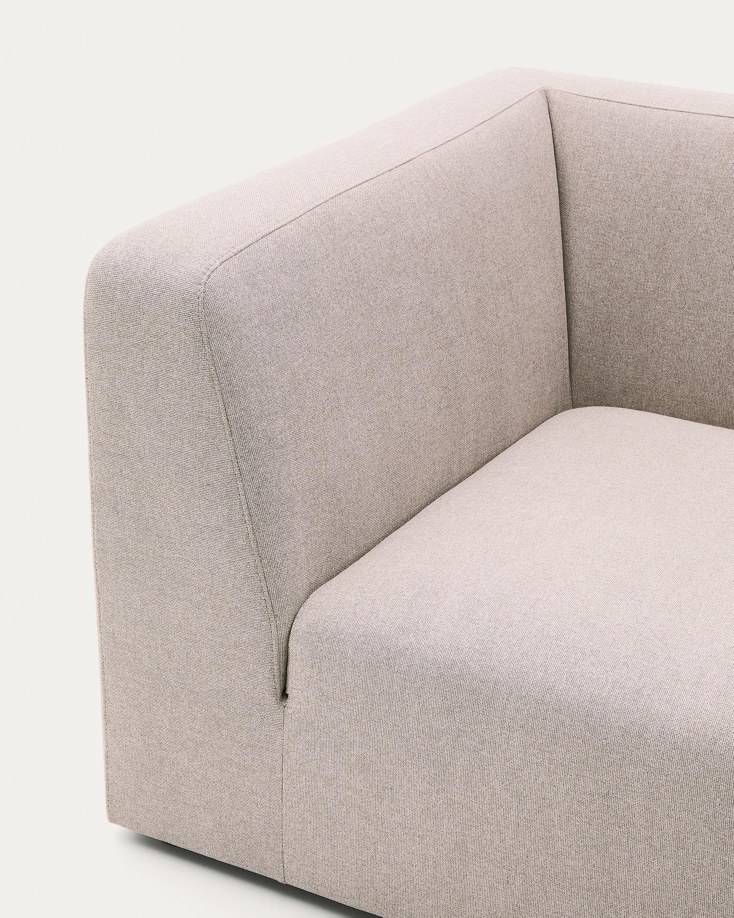 Gestalten Sie Ihr Wohnzimmer mit dem Neom Eckmodul Beige (89 cm) von Kave Home – stilvoll, nachhaltig und perfekt kombinierbar für Ihr Traumsofa.