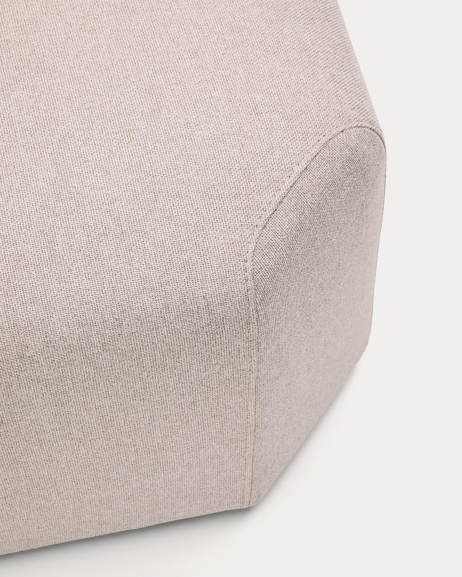 Entdecken Sie das Neom Eckmodul in Beige (89 cm) von Kave Home – eine stilvolle, nachhaltige Lösung für Ihr individuelles Sofa, das Komfort und Flexibilität vereint.