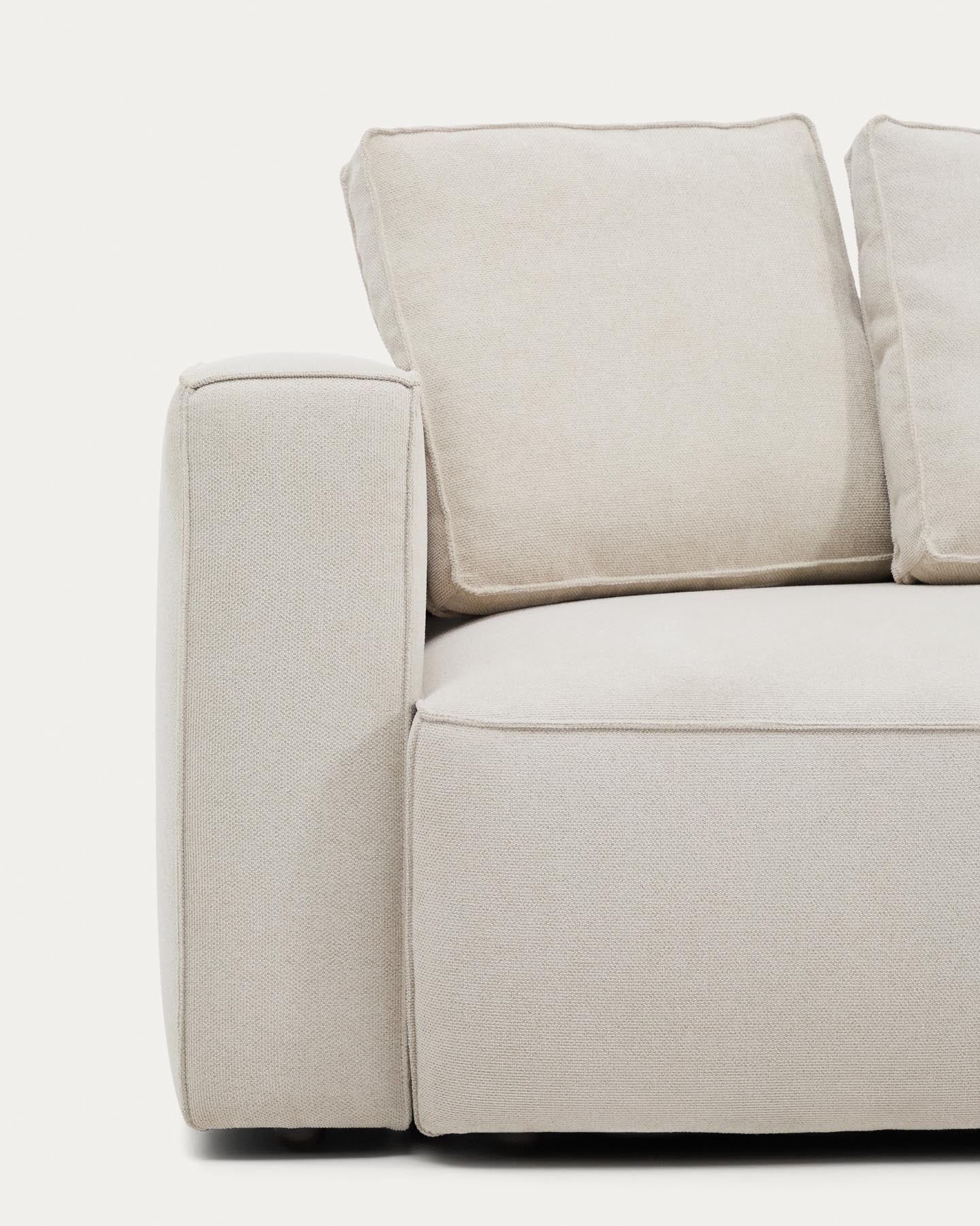 3-Sitzer Bettsofa Marela in beiger Chenille, 236 cm, FSC Mix Credit in Beige präsentiert im Onlineshop von KAQTU Design AG. Bettsofa ist von Kave Home