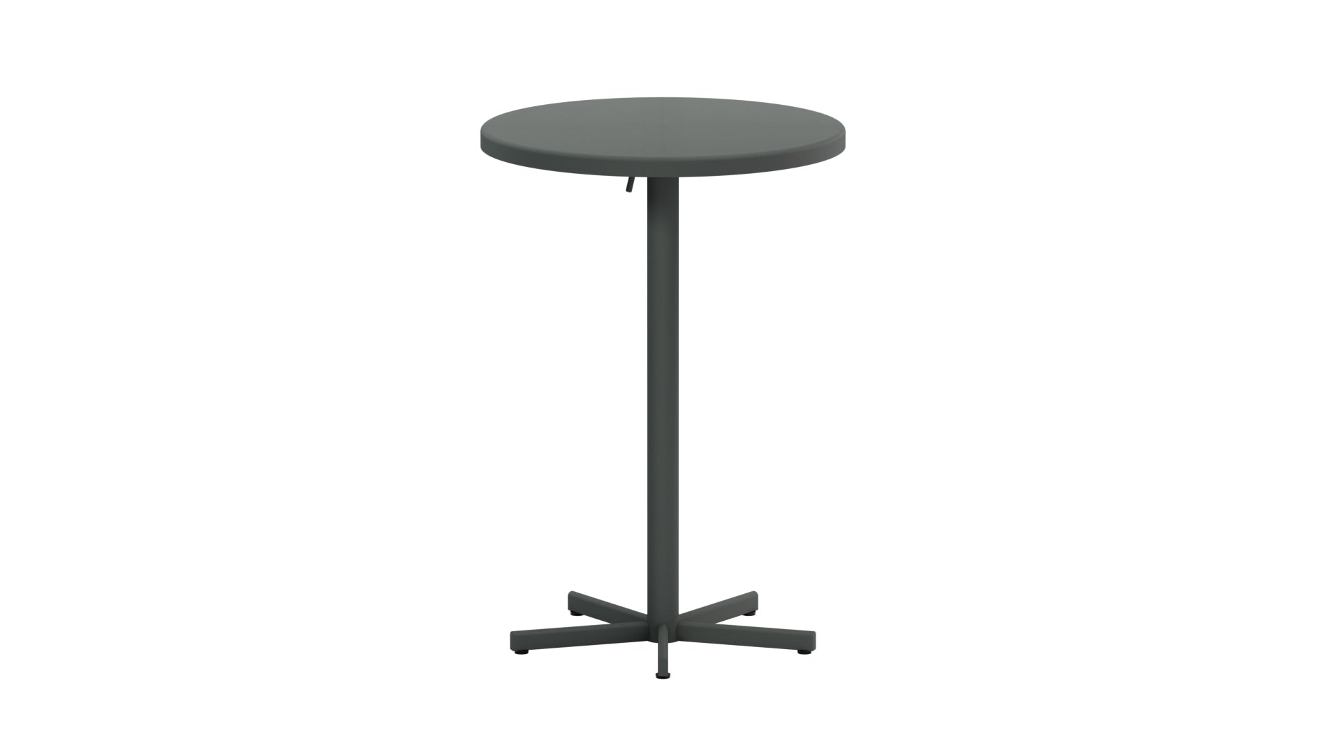 Bodensee Glasfaser-Stehtisch Outdoor ø75 / 110 klappbar in Graphit präsentiert im Onlineshop von KAQTU Design AG. Hochtisch Outdoor ist von Schaffner