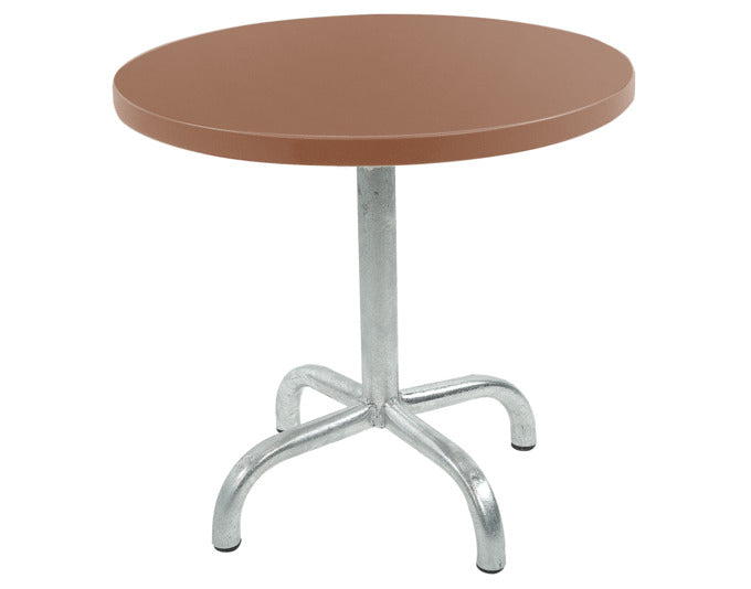Säntis Metall-Beistelltisch Outdoor ø54/50 von Schaffner – wetterfest, robust, leicht zerlegbar, ideal für Garten, Balkon und Terrasse. Hochwertige Schweizer Qualität.