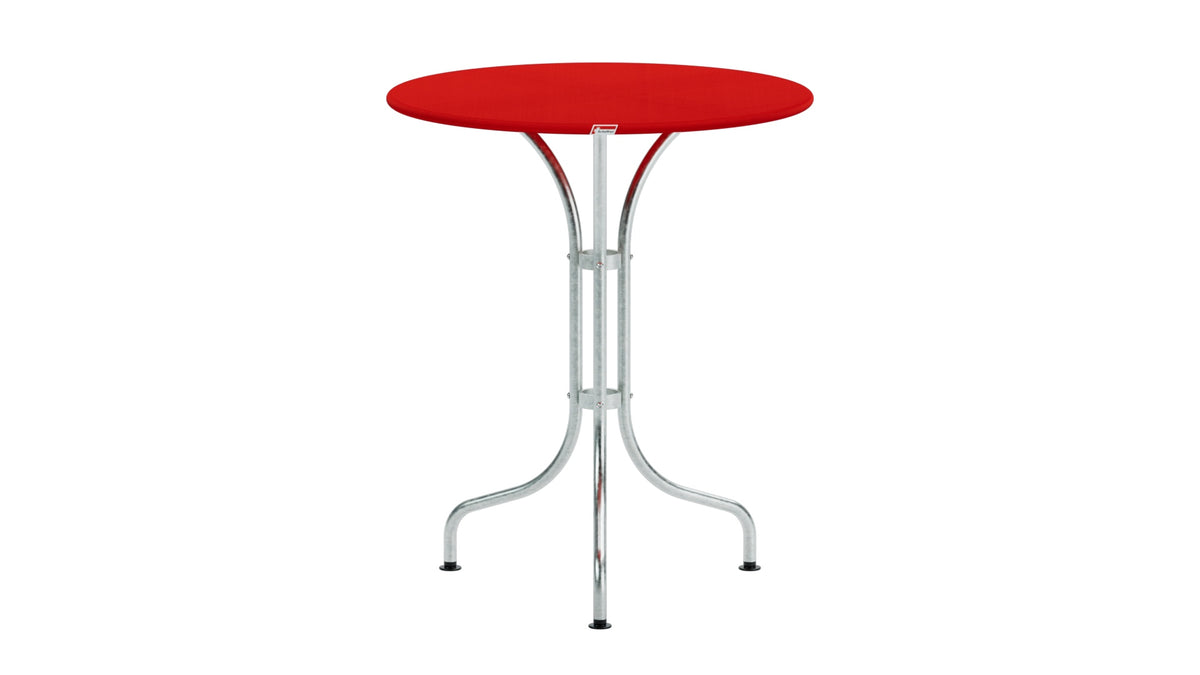 St. Moritz Metall-Gartentisch ø60 in Rot präsentiert im Onlineshop von KAQTU Design AG. Gartentisch ist von Schaffner