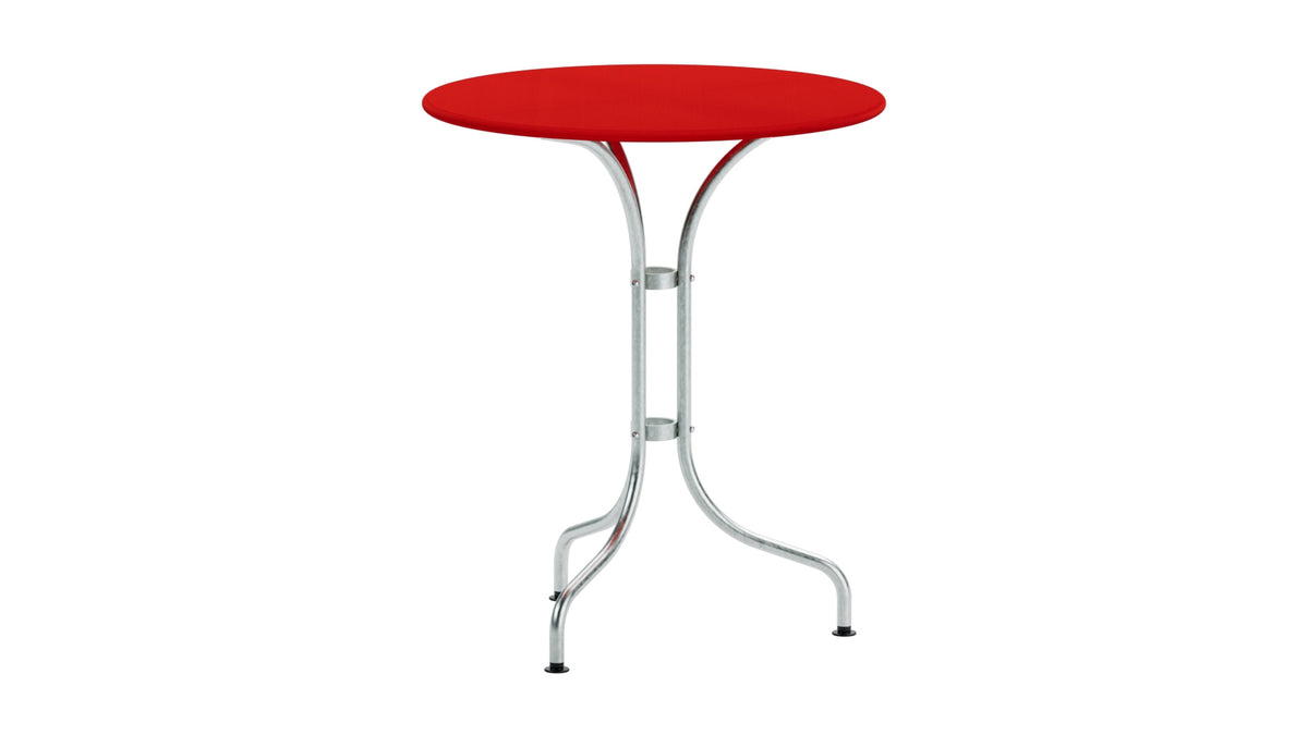St. Moritz Metall-Gartentisch ø60 in Rot präsentiert im Onlineshop von KAQTU Design AG. Gartentisch ist von Schaffner