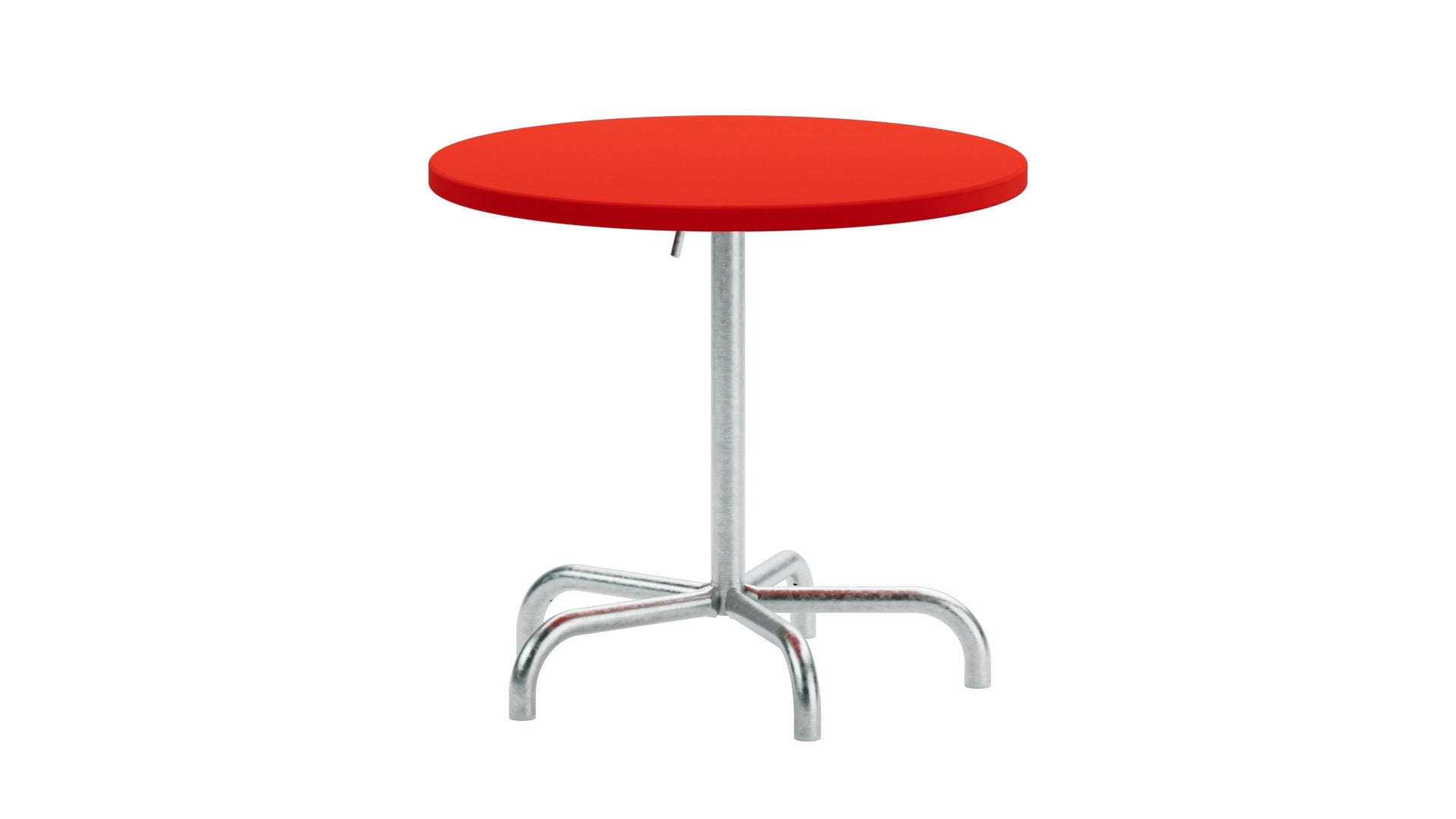 Säntis Metall-Gartentisch ø80 klappbar in Rot präsentiert im Onlineshop von KAQTU Design AG. Gartentisch ist von Schaffner