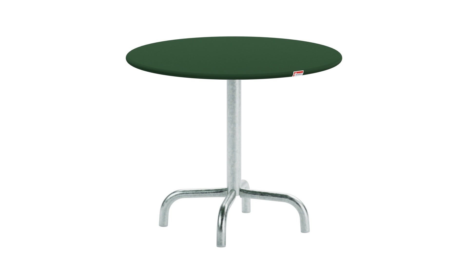 Rigi Metall-Beistelltisch Outdoor ø60 / 50 in Tannengrün präsentiert im Onlineshop von KAQTU Design AG. Beistelltisch Outdoor ist von Schaffner