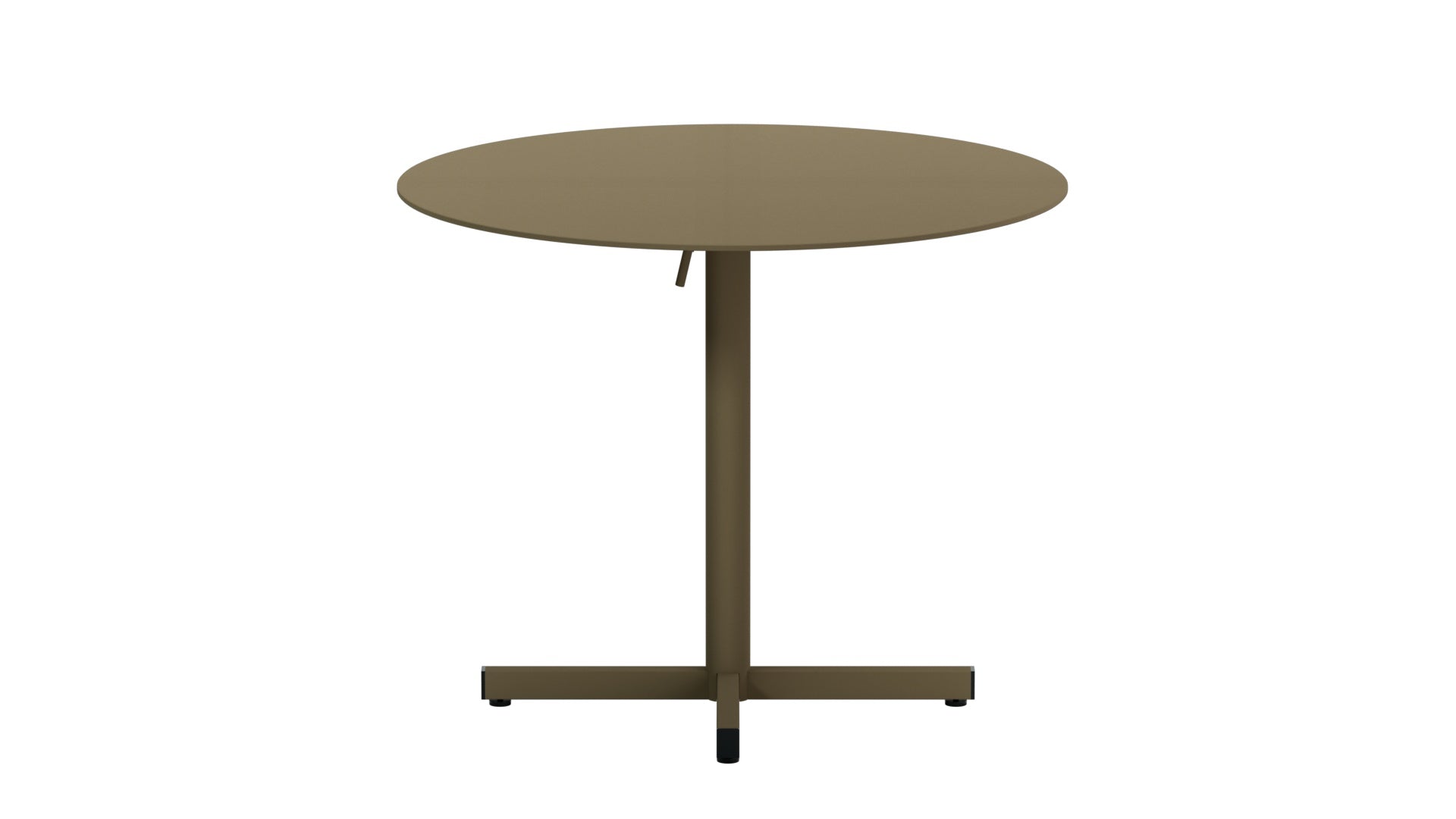 Hochwertiger Luzern Glasfaser-Gartentisch ø90, klappbar, wetterfest, pflegeleicht und elegant – ideal für flexible Outdoor-Momente im Garten, auf Balkon oder Terrasse.