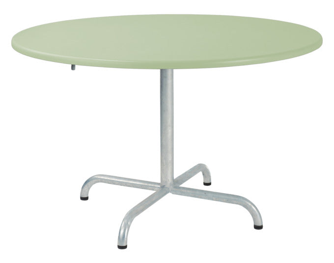 Verleihen Sie Ihrem Aussenbereich mit dem Salontisch Davos ø 100 cm von Schaffner Eleganz. Wetterfest, stabil und ideal für gesellige Stunden im Freien!