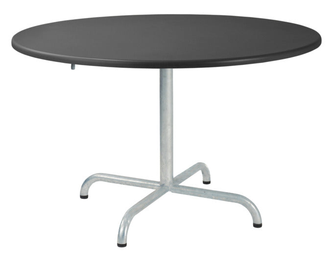 Gestalten Sie Ihren Aussenbereich stilvoll mit dem Salontisch Davos ø 100 cm von Schaffner. Robust, wetterfest und perfekt für entspannte Momente im Freien!