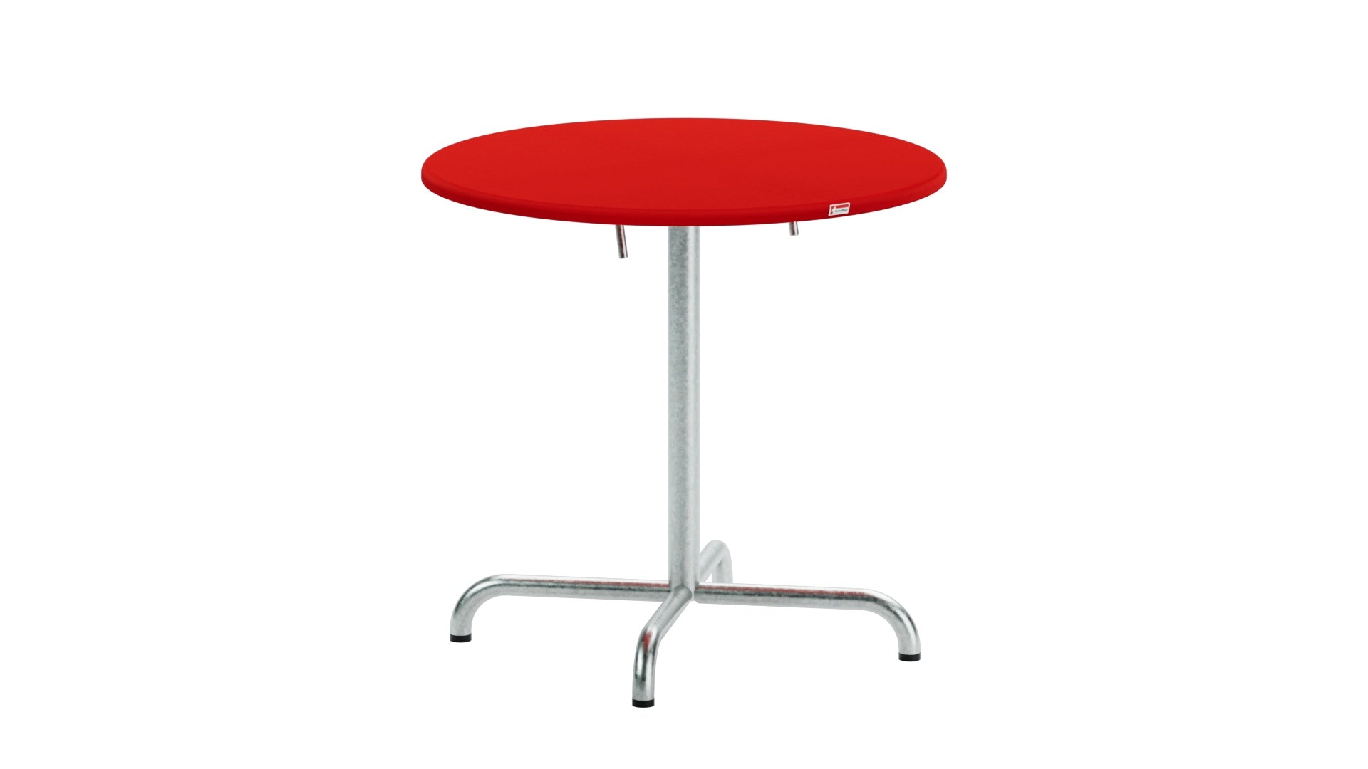 Moderner, wetterfester Davos Glasfaser-Gartentisch ø75, klappbar, UV-beständig, langlebig, pflegeleicht, perfekt für Terrasse, Garten oder Gastronomie.