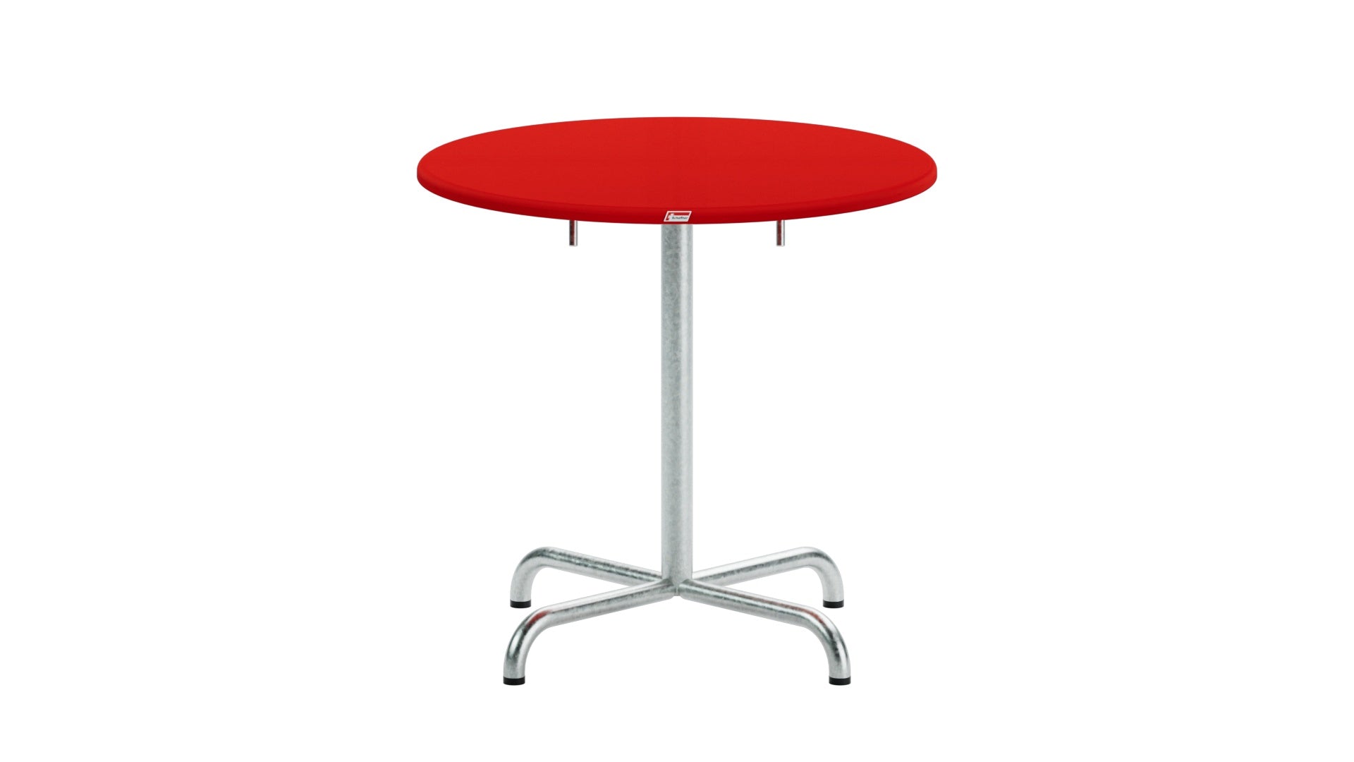 Davos Glasfaser-Gartentisch ø75 klappbar in Rot präsentiert im Onlineshop von KAQTU Design AG. Gartentisch ist von Schaffner