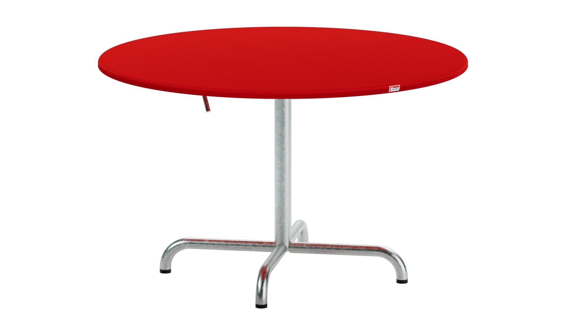 Davos Glasfaser-Salontisch ø100 / 62 klappbar in Rot präsentiert im Onlineshop von KAQTU Design AG. Beistelltisch Outdoor ist von Schaffner