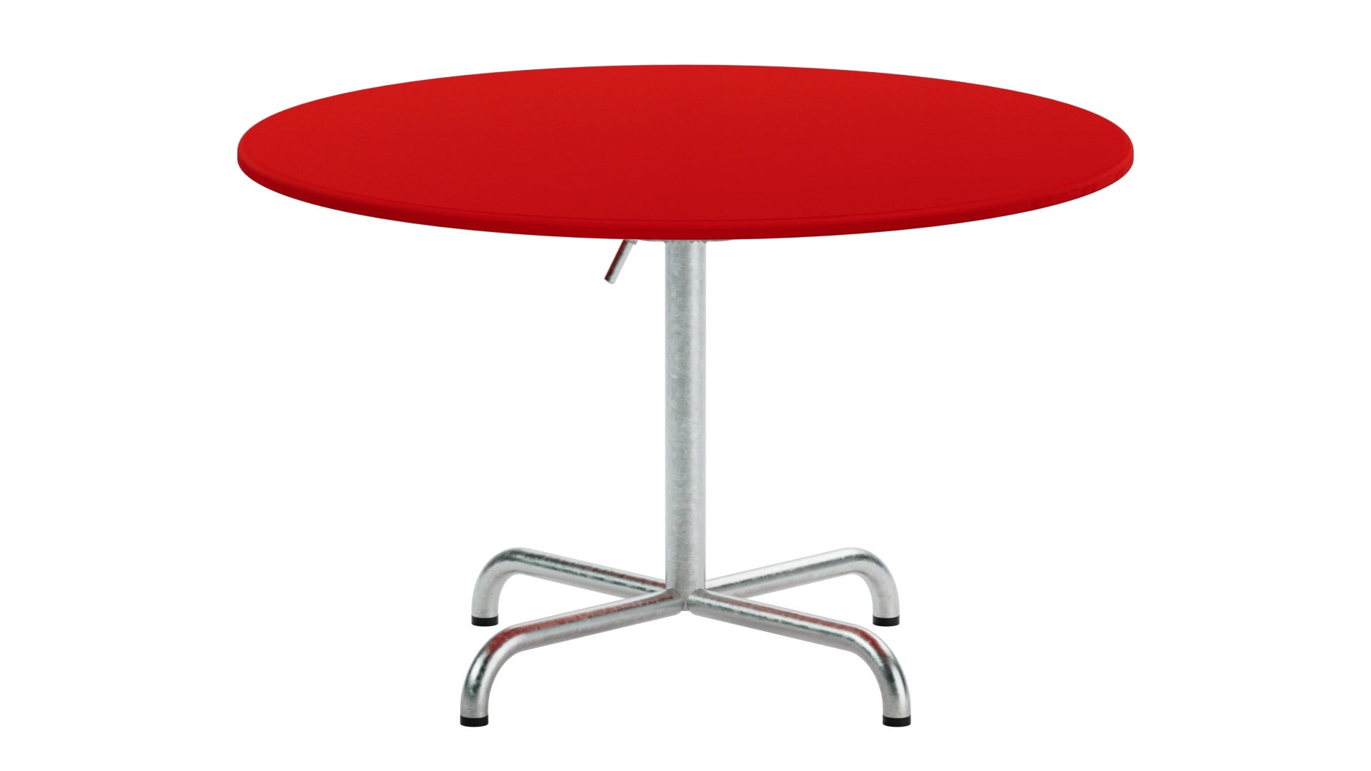 Davos Glasfaser-Salontisch ø100 / 62 klappbar in Rot präsentiert im Onlineshop von KAQTU Design AG. Beistelltisch Outdoor ist von Schaffner
