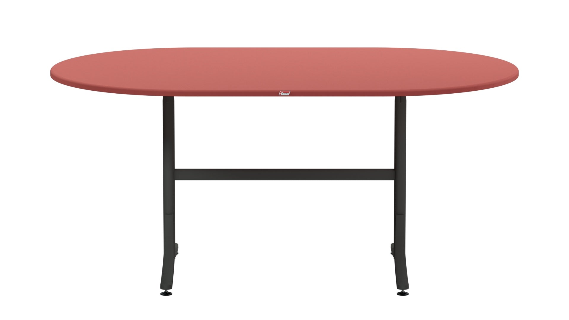 Schaffhausen Glasfaser-Gartentisch 160x95 oval klappbar in Ahornrot präsentiert im Onlineshop von KAQTU Design AG. Gartentisch ist von Schaffner