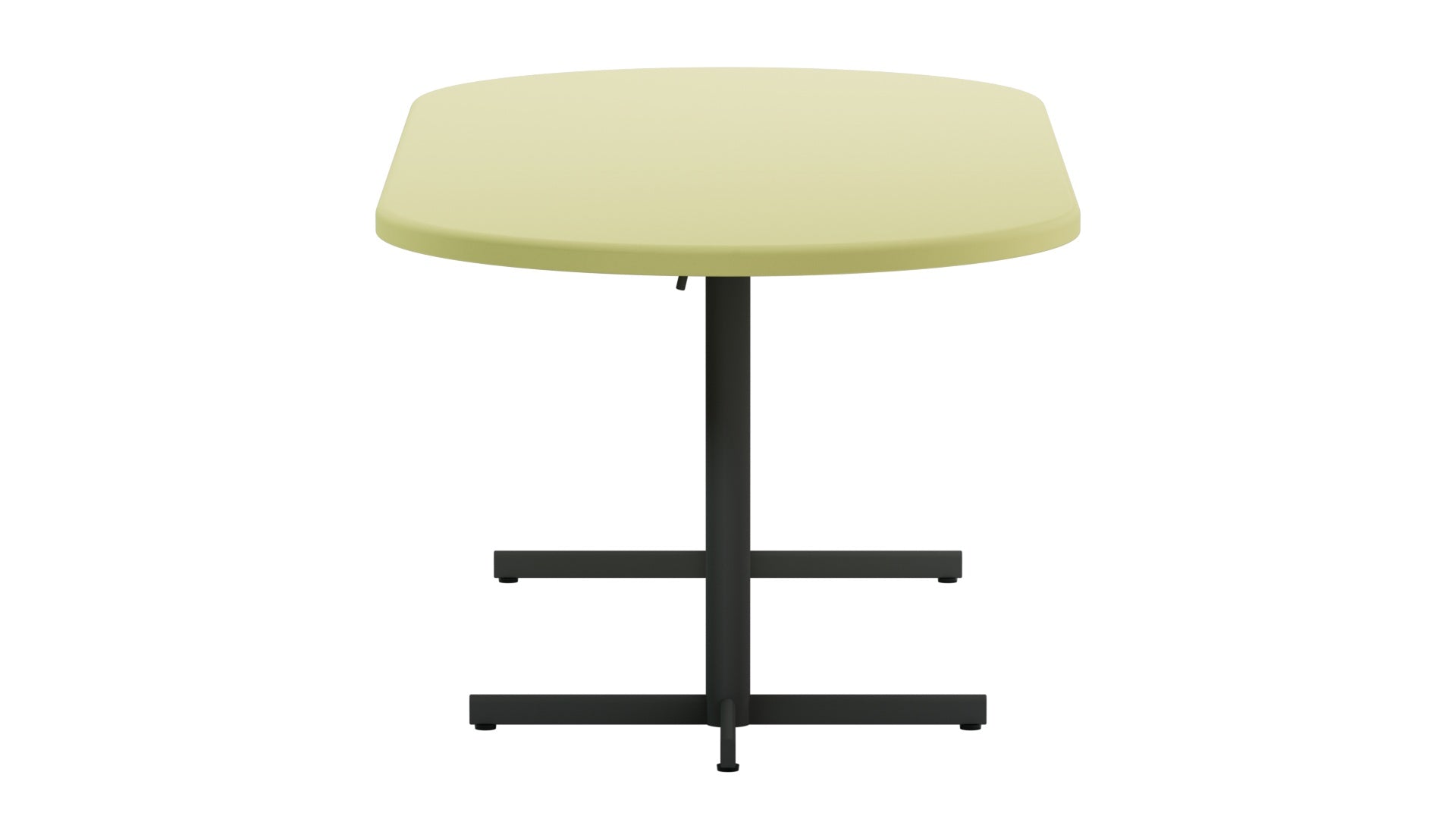 Bodensee Glasfaser-Gartentisch 160/218x95 oval klappbar, ausziehbar in Buchsbaumgelb präsentiert im Onlineshop von KAQTU Design AG. Gartentisch ist von Schaffner