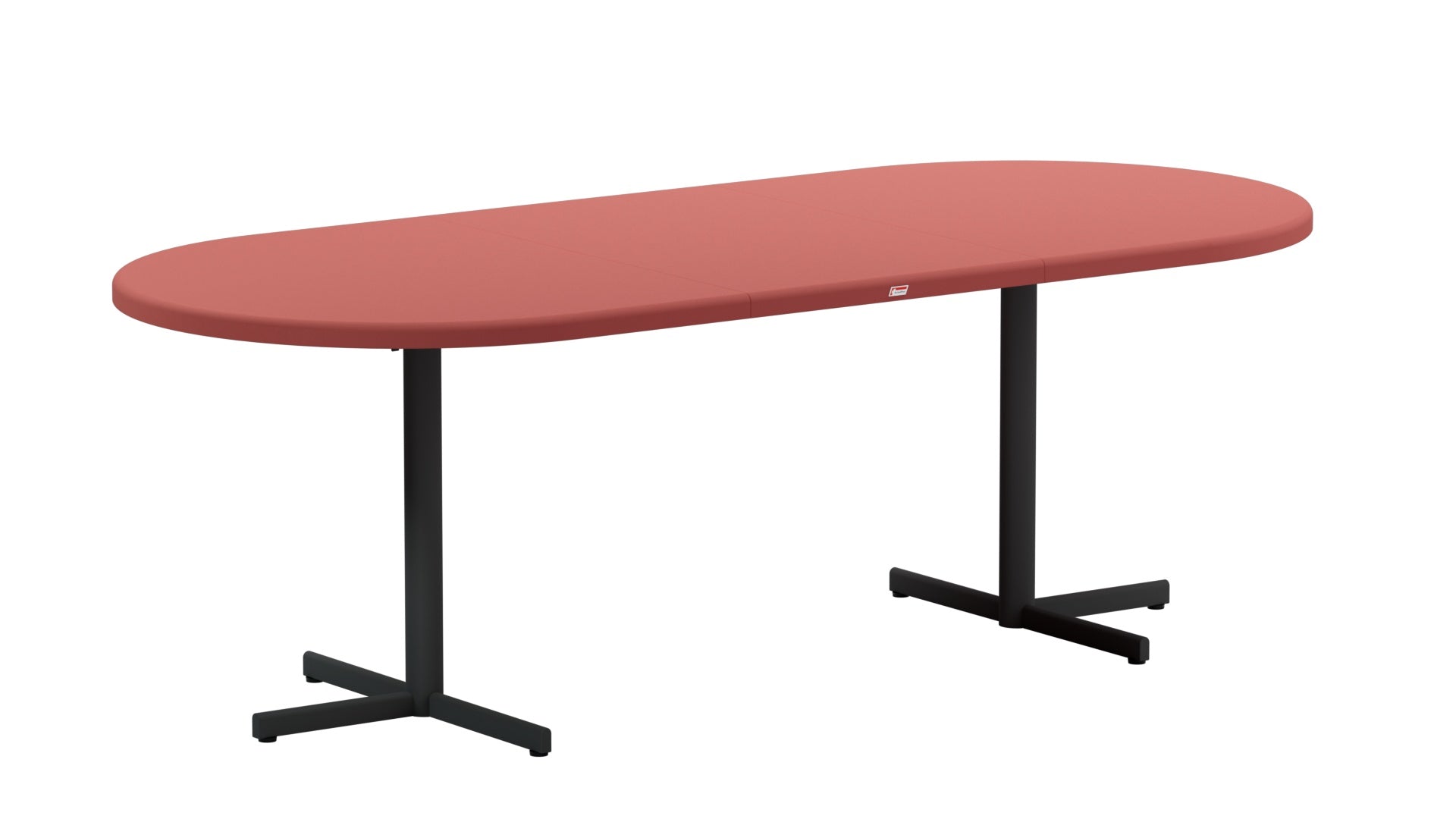 Bodensee Glasfaser-Gartentisch 160/218x95 oval klappbar, ausziehbar in Ahornrot präsentiert im Onlineshop von KAQTU Design AG. Gartentisch ist von Schaffner