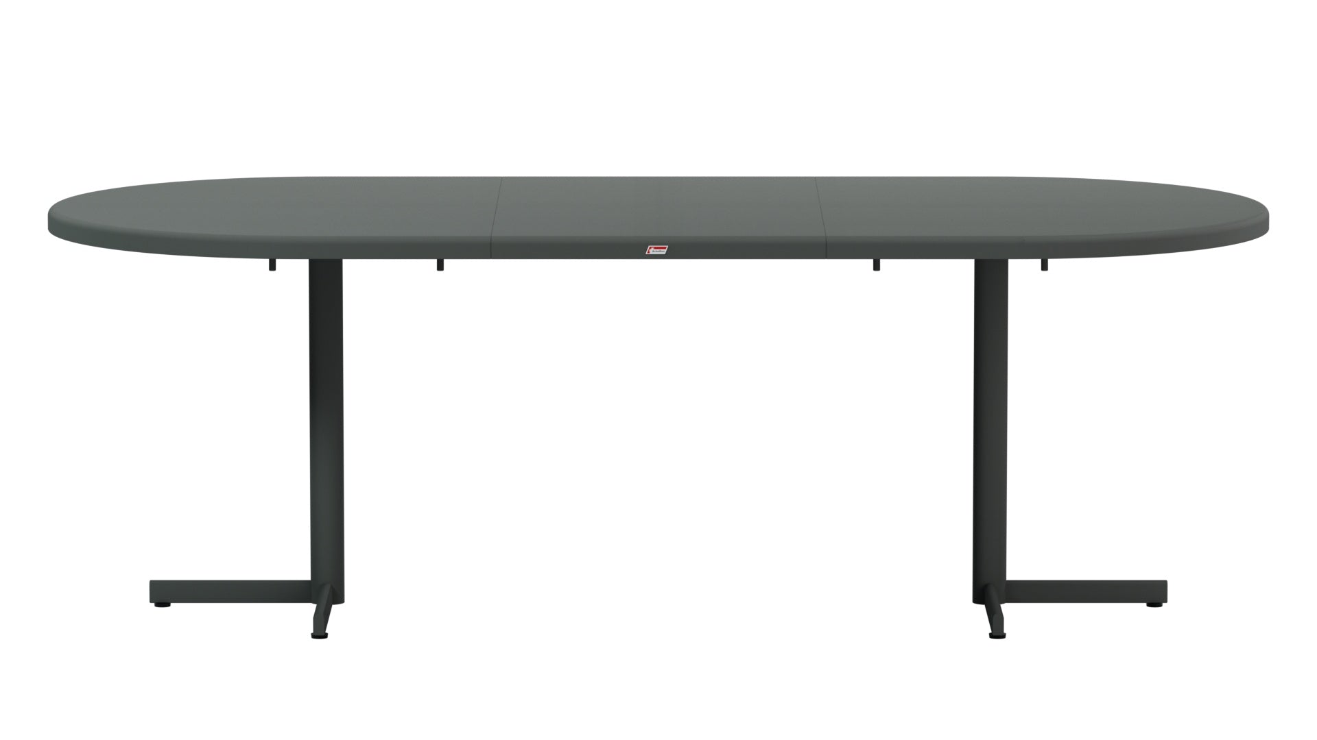 Bodensee Glasfaser-Gartentisch 160/218x95 oval klappbar, ausziehbar in Graphit präsentiert im Onlineshop von KAQTU Design AG. Gartentisch ist von Schaffner