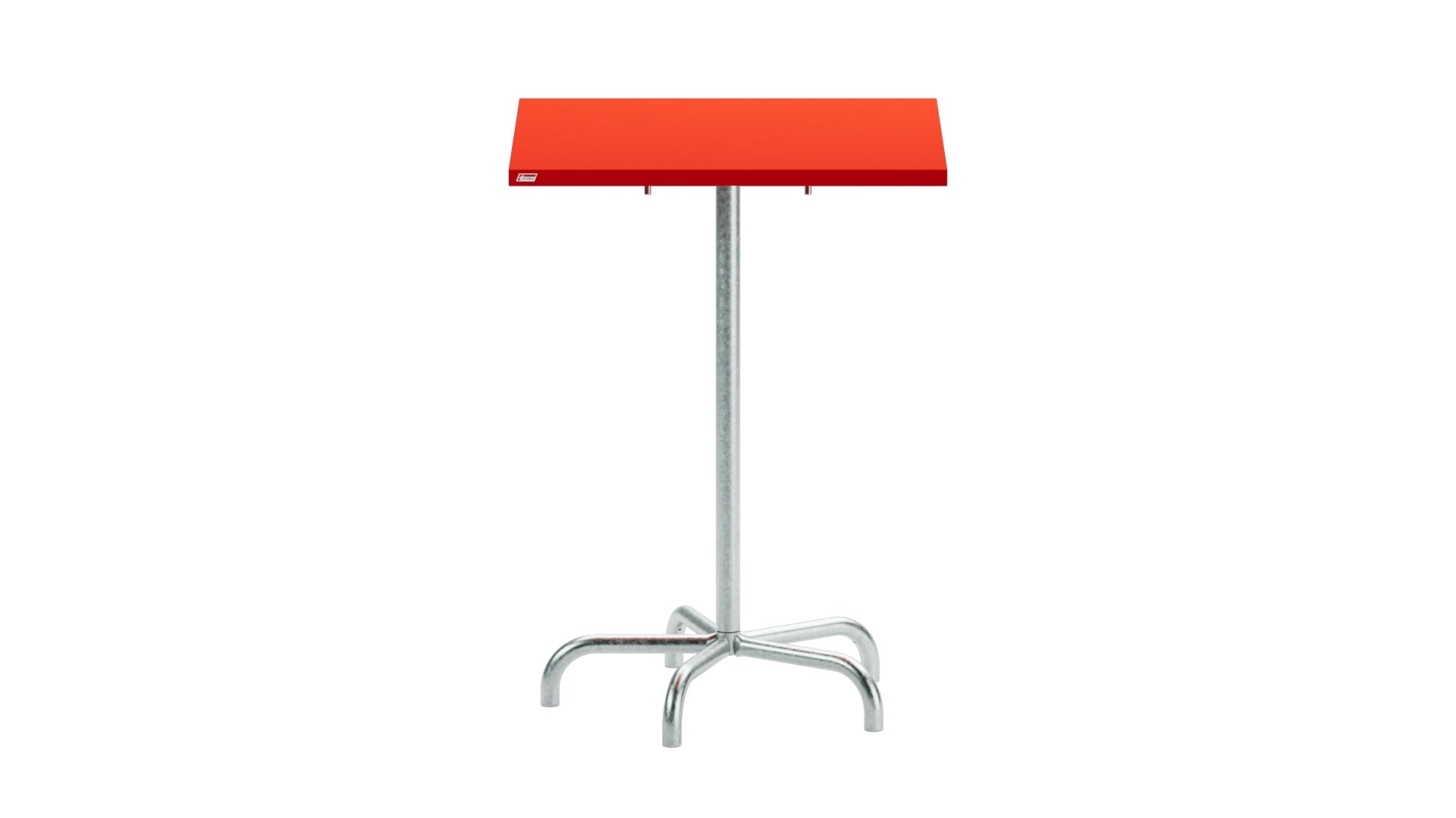 Säntis Metall-Stehtisch Outdoor 80x80 /110 klappbar in Rot präsentiert im Onlineshop von KAQTU Design AG. Hochtisch Outdoor ist von Schaffner