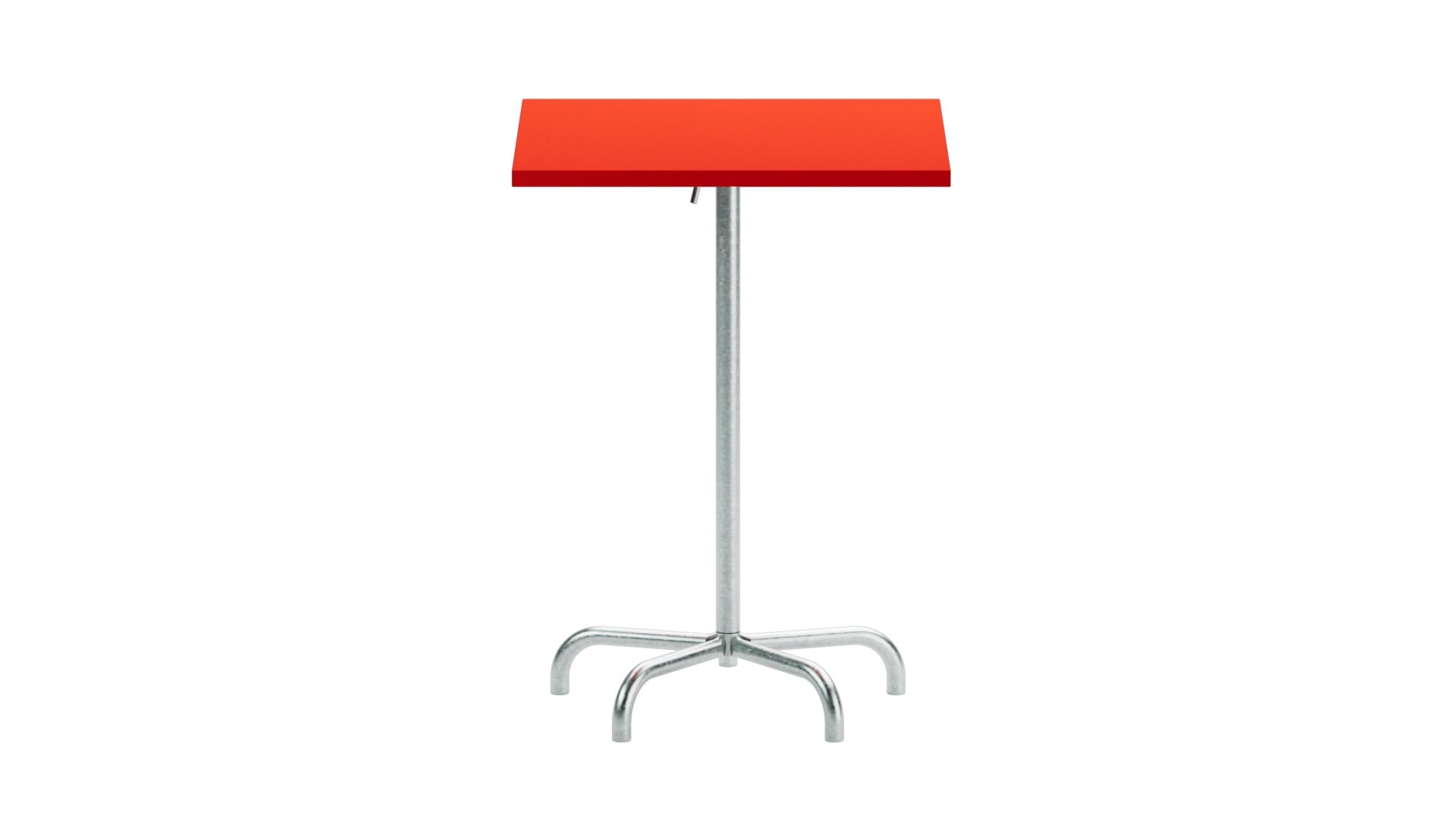 Säntis Metall-Stehtisch Outdoor 80x80 /110 klappbar in Rot präsentiert im Onlineshop von KAQTU Design AG. Hochtisch Outdoor ist von Schaffner