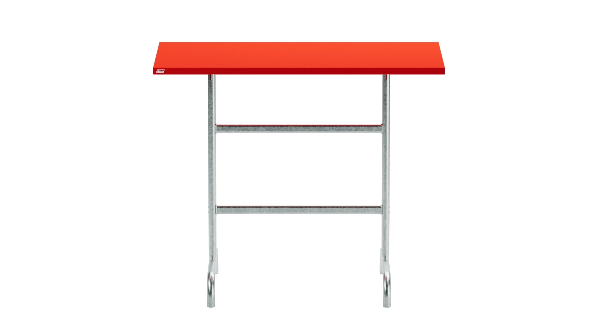 Säntis Metall-Stehtisch Outdoor 130x70 /110 klappbar in Rot präsentiert im Onlineshop von KAQTU Design AG. Hochtisch Outdoor ist von Schaffner
