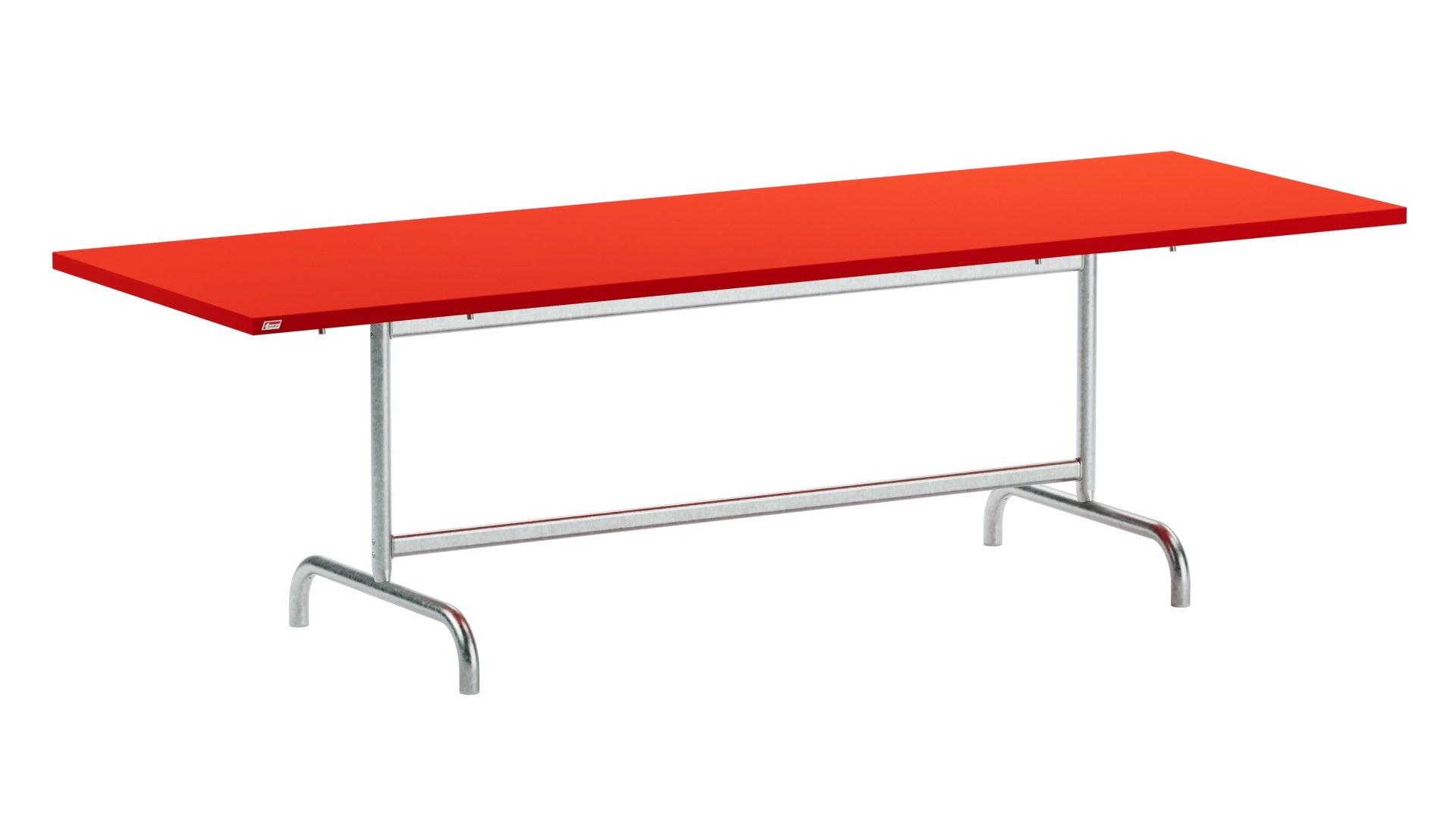 Säntis Metall-Gartentisch 240x80 klappbar in Rot präsentiert im Onlineshop von KAQTU Design AG. Gartentisch ist von Schaffner