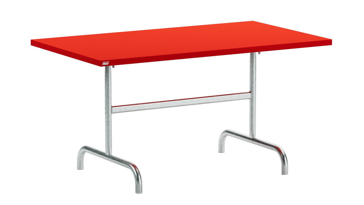 Säntis Metall-Gartentisch 140x80 klappbar in Rot präsentiert im Onlineshop von KAQTU Design AG. Gartentisch ist von Schaffner