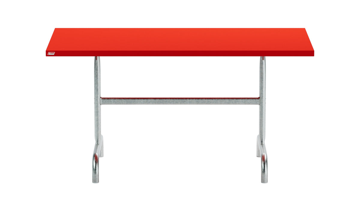 Säntis Metall-Gartentisch 140x80 klappbar in Rot präsentiert im Onlineshop von KAQTU Design AG. Gartentisch ist von Schaffner
