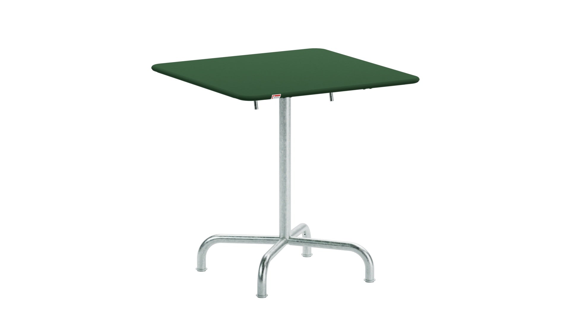 Schaffner Rigi Metall-Gartentisch 70x70 cm, klappbar, wetterfest, robust, elegantes Design, leicht zu lagern, ideal für Garten, Balkon und Terrasse.