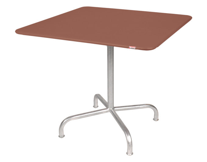 Schaffner Rigi Metall-Gartentisch 70x70 cm, klappbar, wetterfest, langlebig, stilvoll, platzsparend, perfekt für Garten, Balkon & Terrasse.