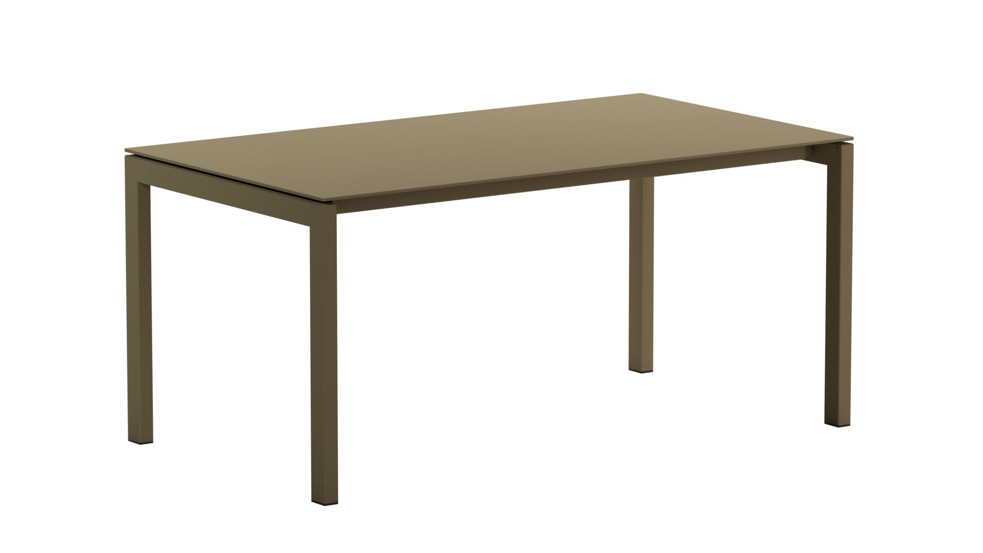 Luzern Glasfaser-Gartentisch 160x90 in Champagner / Champagner präsentiert im Onlineshop von KAQTU Design AG. Gartentisch ist von Schaffner