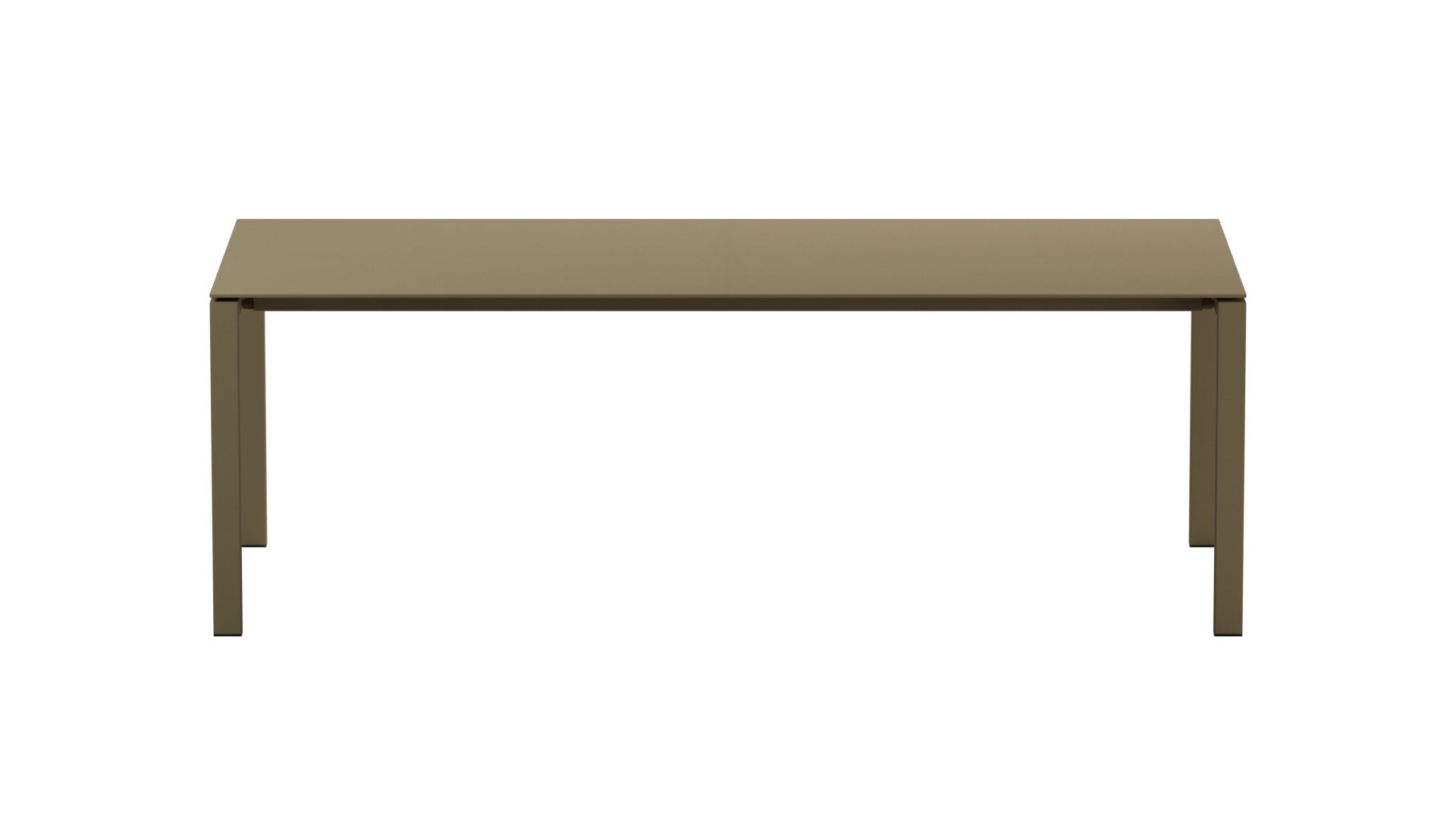 Luzern Glasfaser-Gartentisch 220x100 in Champagner präsentiert im Onlineshop von KAQTU Design AG. Gartentisch ist von Schaffner