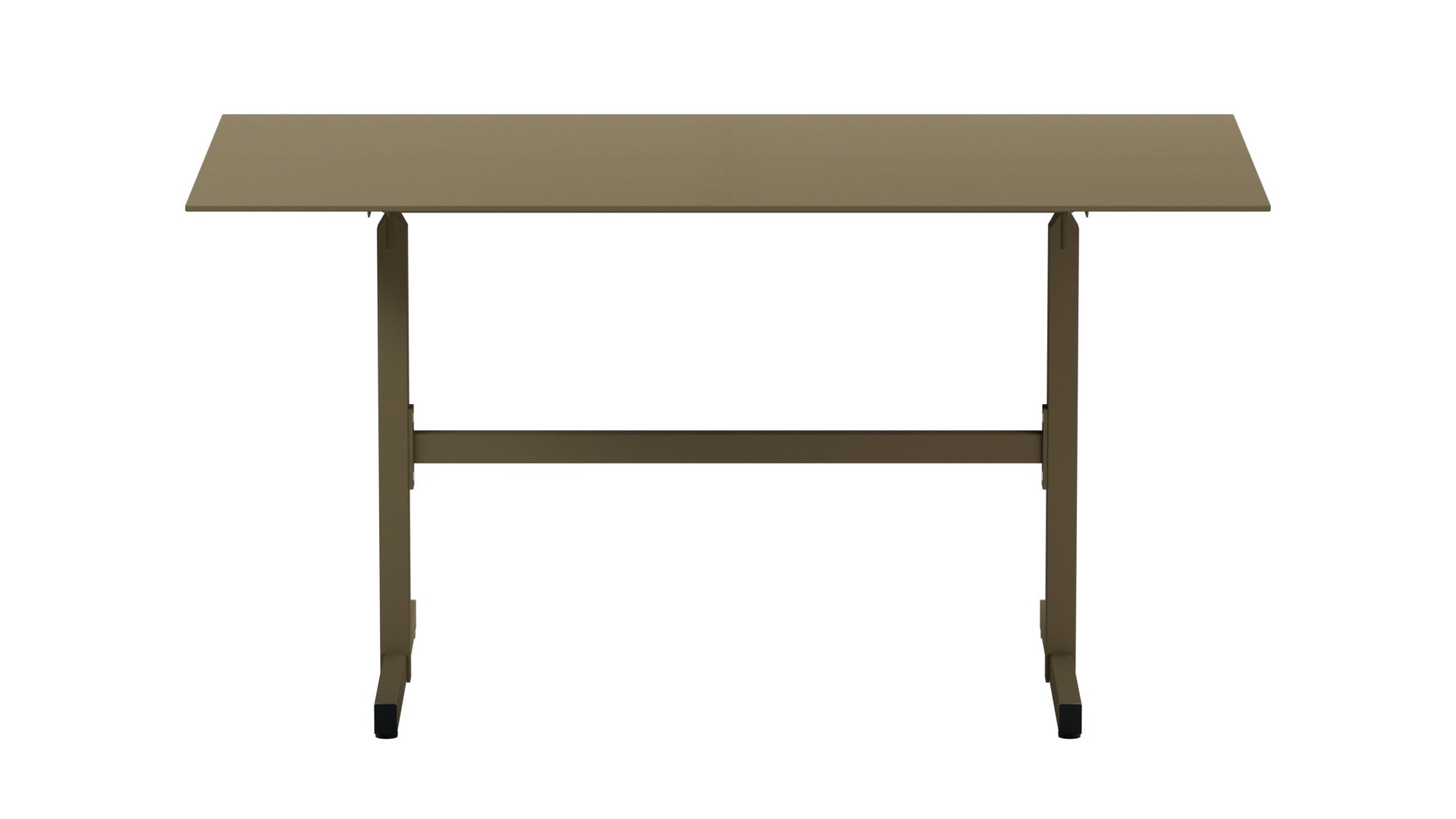 Luzern Glasfaser-Gartentisch Decor 140x80 klappbar in Champagner / Champagner präsentiert im Onlineshop von KAQTU Design AG. Gartentisch ist von Schaffner