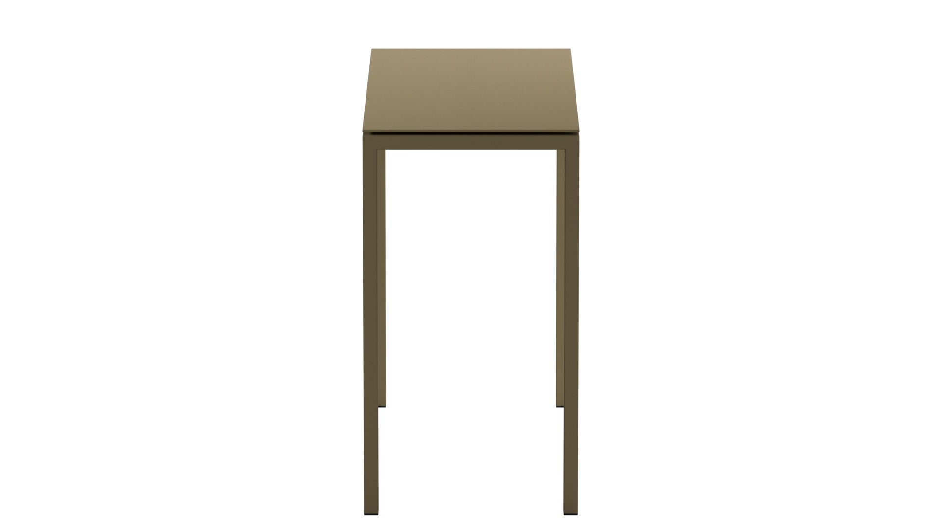 Luzern Glasfaser-Stehtisch Outdoor Decor 140x60 in Champagner präsentiert im Onlineshop von KAQTU Design AG. Hochtisch Outdoor ist von Schaffner