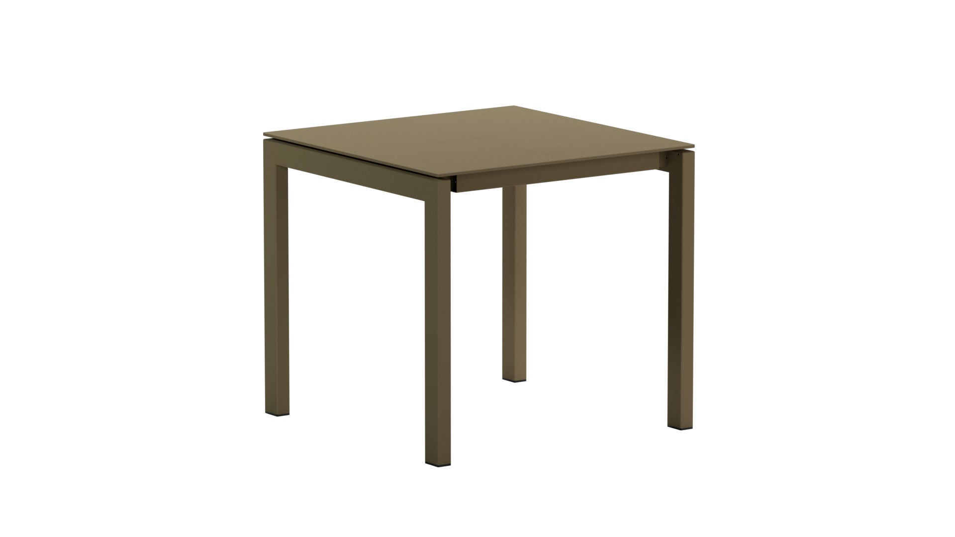 Eleganter Luzern Glasfaser-Gartentisch 80x80 von Schaffner, wetterfest, abklappbar, UV-beständig, langlebig, stilvoller Outdoor-Tisch für Garten und Terrasse.