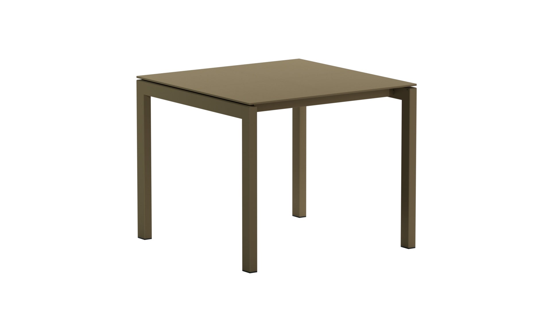 Luzern Glasfaser-Gartentisch Decor 90x90 in Champagner präsentiert im Onlineshop von KAQTU Design AG. Gartentisch ist von Schaffner