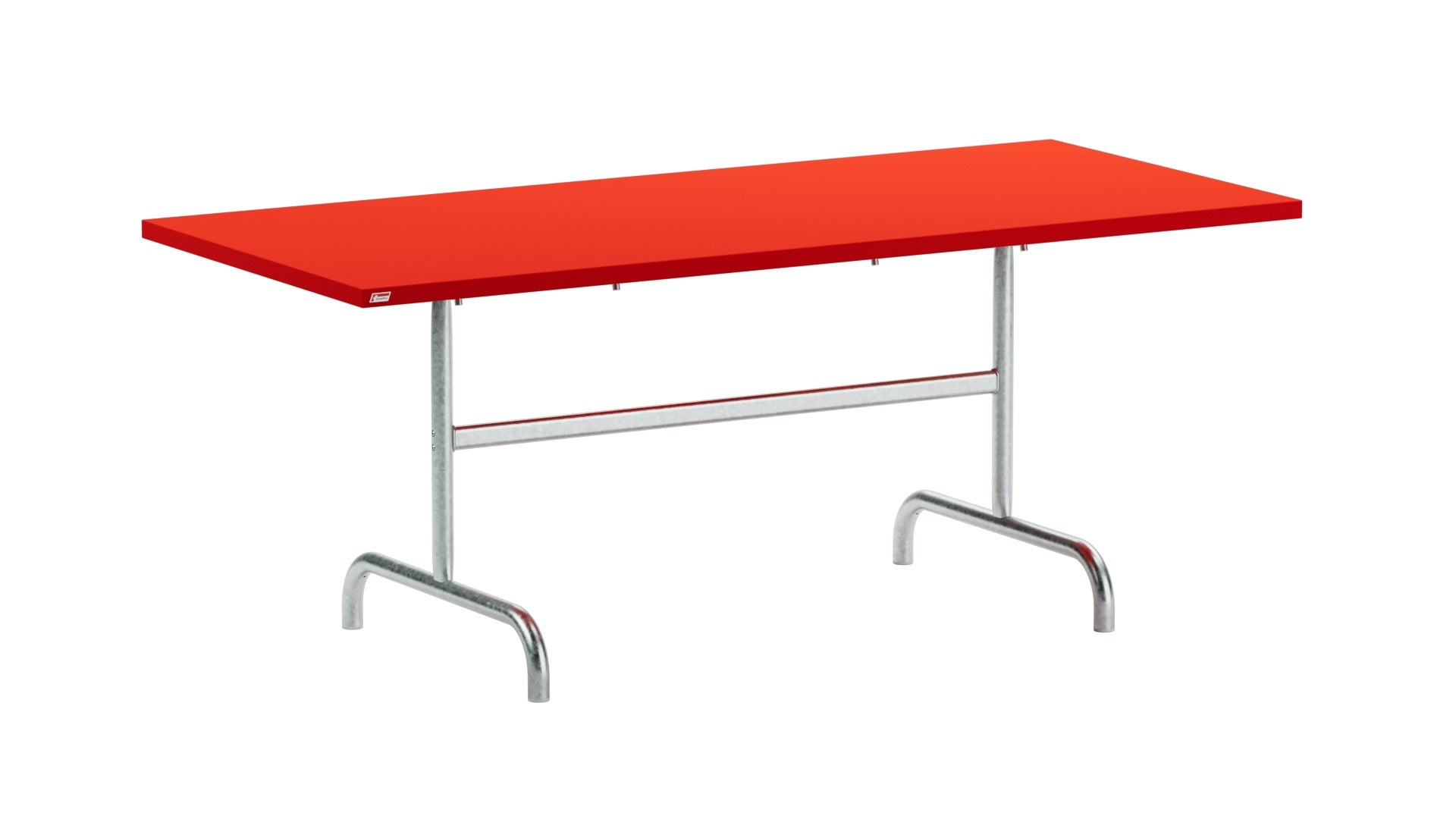 Säntis Metall-Gartentisch 180x80 klappbar in Rot präsentiert im Onlineshop von KAQTU Design AG. Gartentisch ist von Schaffner