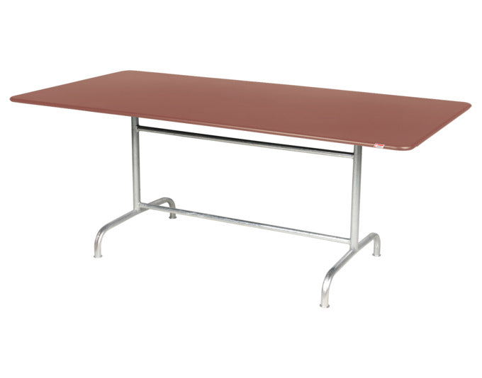 Hochwertiger, klappbarer Rigi Metall-Gartentisch 180x90 cm von Schaffner – wetterfest, langlebig, stilvoll, platzsparend und ideal für Garten, Balkon oder Terrasse.