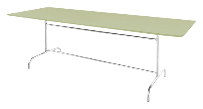 Erleben Sie den Tisch Rigi 240 x 90 von Schaffner – ein eleganter Gartentisch aus hochwertigem Titanstahl, ideal für gesellige Momente im Freien.