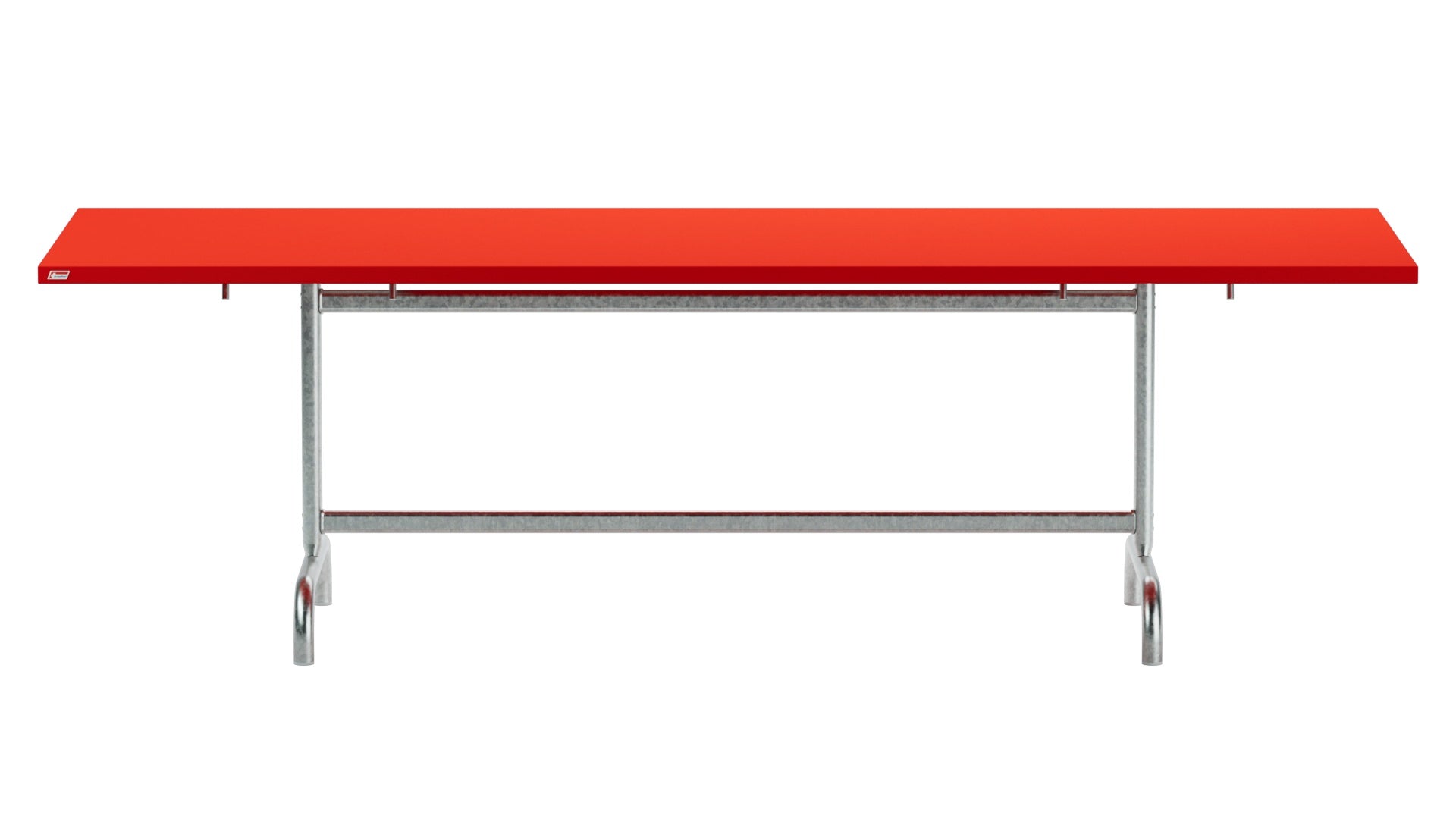 Robuster, klappbarer Säntis Metall-Gartentisch 240x90 cm. Wetterfest, langlebig und stilvoll – perfekt für Garten, Terrasse und Outdoor. Schweizer Qualität.
