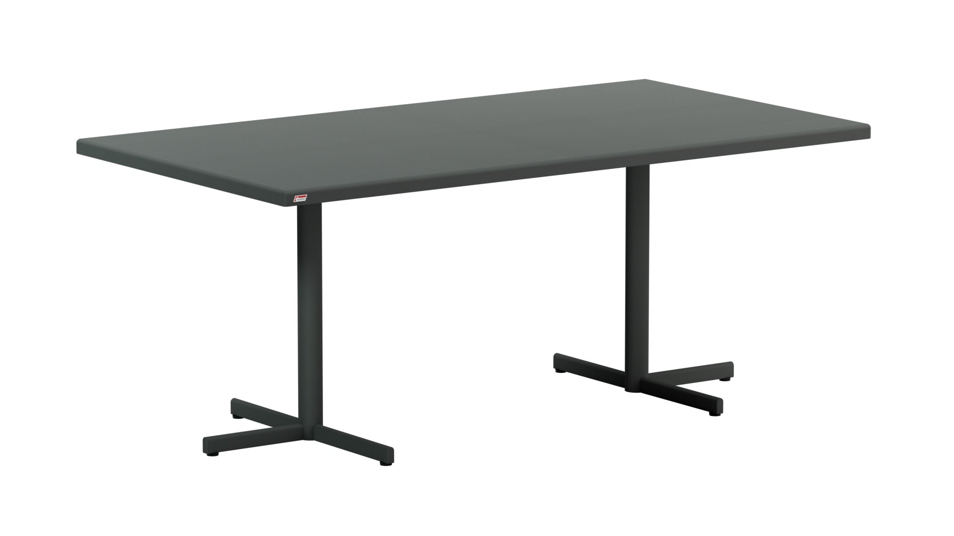 Bodensee Glasfaser-Gartentisch 176x95 klappbar in Graphit präsentiert im Onlineshop von KAQTU Design AG. Gartentisch ist von Schaffner