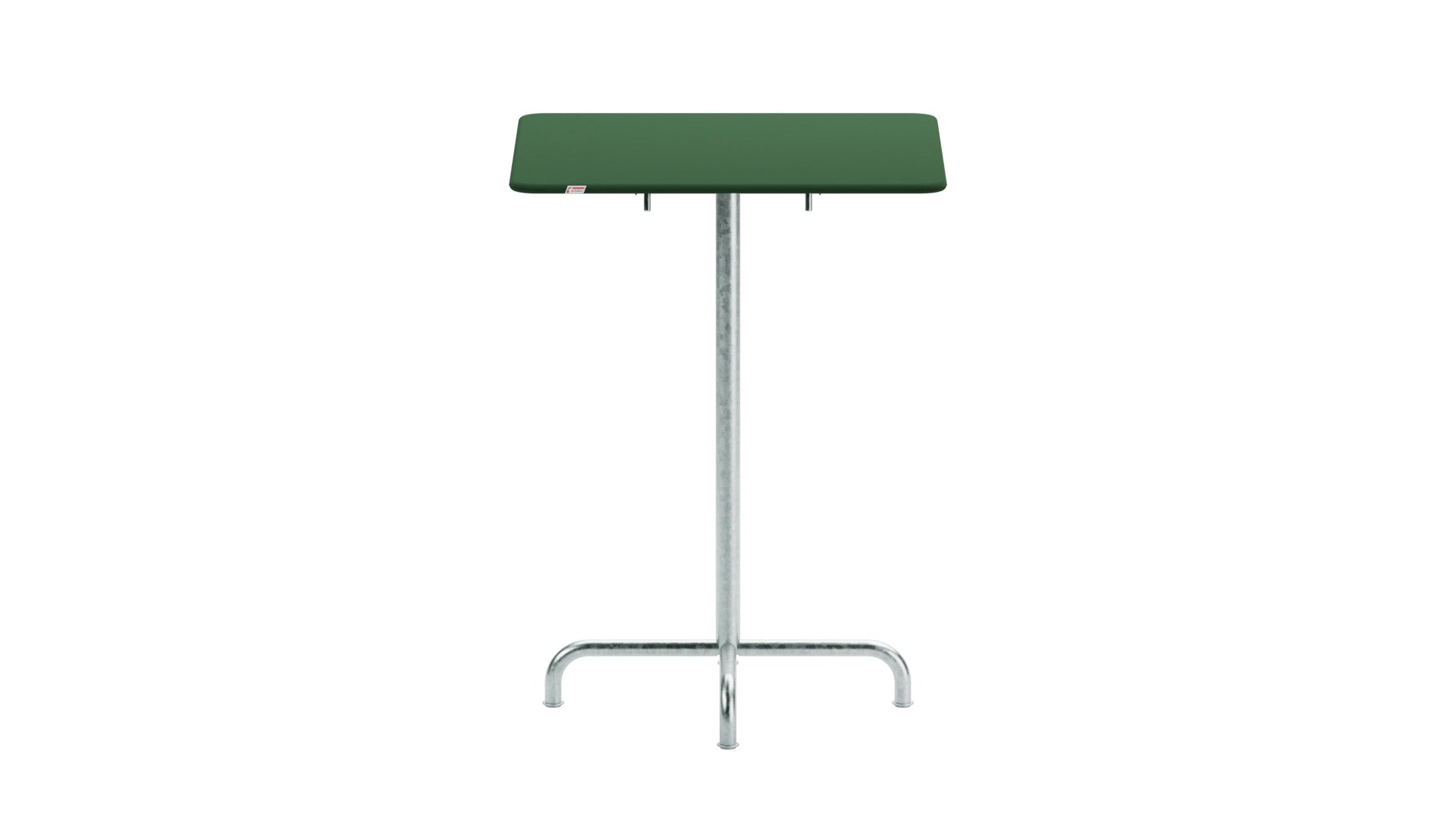 Robuster, wetterfester Rigi Metall-Stehtisch 80x80/110 cm, klappbar, langlebig und elegant – ideal für Garten, Balkon, Gastronomie und Outdoor-Events.