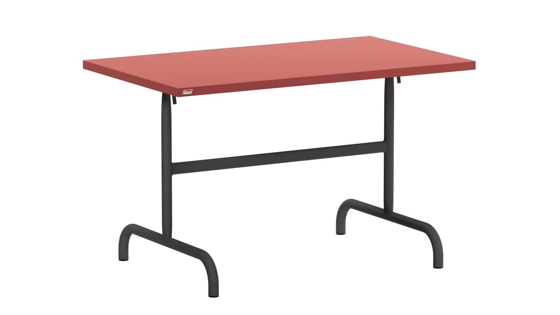 Säntis Metall-Gartentisch 117x70 klappbar in Ahornrot präsentiert im Onlineshop von KAQTU Design AG. Gartentisch ist von Schaffner