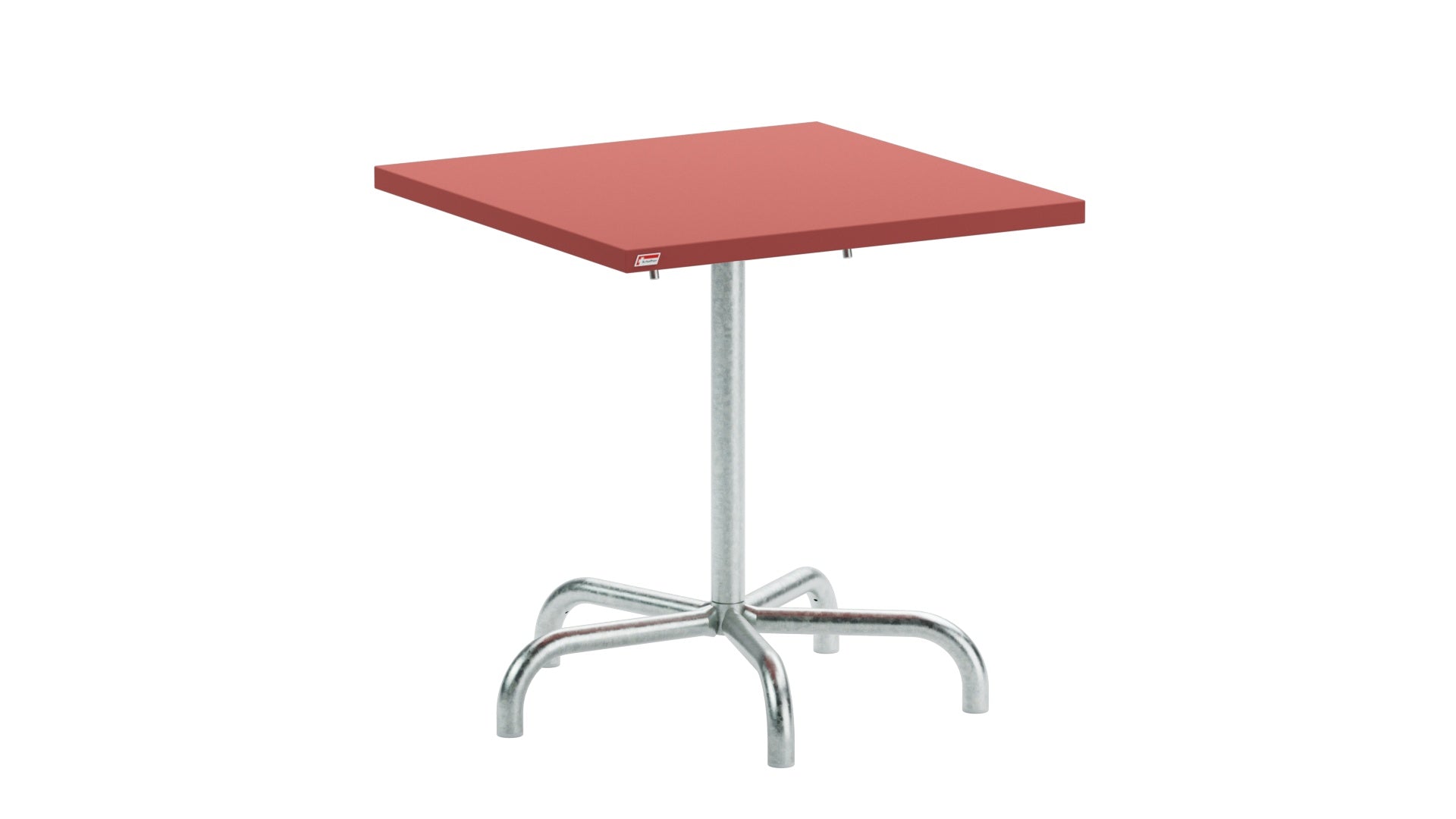 Säntis Metall-Gartentisch 70x70 klappbar in Ahornrot präsentiert im Onlineshop von KAQTU Design AG. Gartentisch ist von Schaffner
