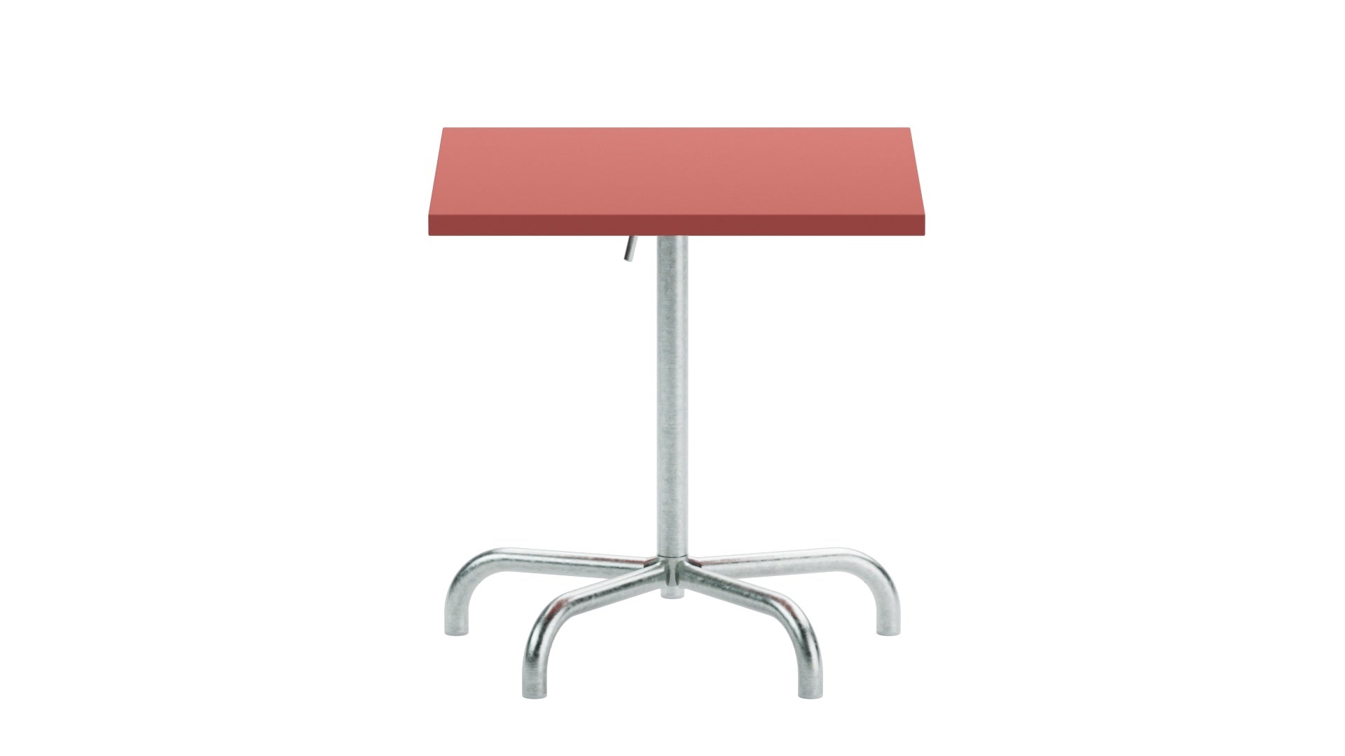 Hochwertiger Säntis Metall-Gartentisch 70x70 cm, klappbar, wetterfest, stabil, pflegeleicht, platzsparend, ideal für Garten, Balkon und Terrasse.