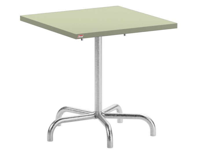 Säntis Metall-Gartentisch 70x70 klappbar in Pastellgrün präsentiert im Onlineshop von KAQTU Design AG. Gartentisch ist von Schaffner
