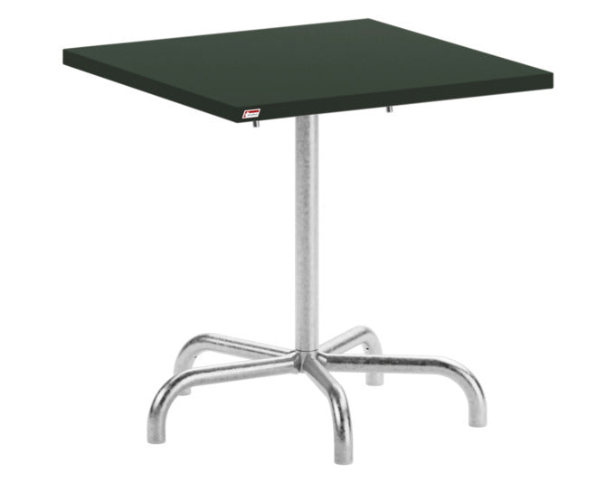 Säntis Metall-Gartentisch 70x70 klappbar in Tannengrün präsentiert im Onlineshop von KAQTU Design AG. Gartentisch ist von Schaffner