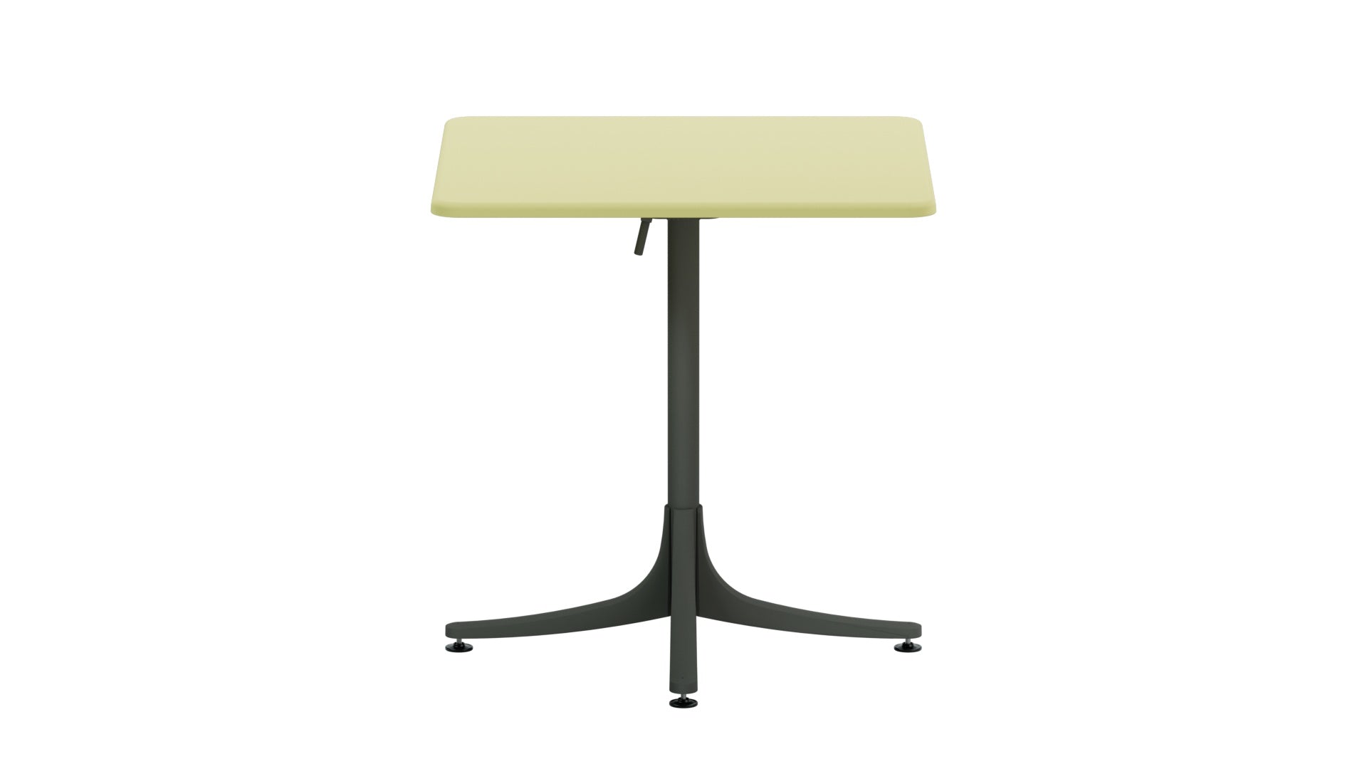 Schaffhausen Glasfaser-Gartentisch 70x70 klappbar in Buchsbaumgelb präsentiert im Onlineshop von KAQTU Design AG. Gartentisch ist von Schaffner