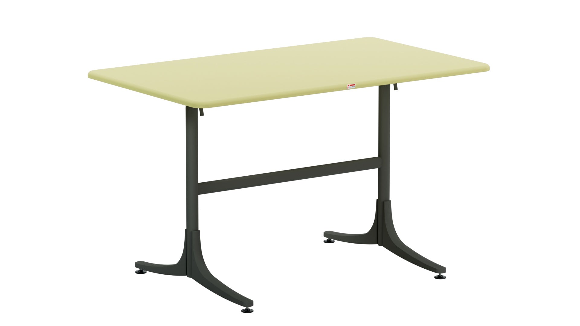 Schaffhausen Glasfaser-Gartentisch 120x70 klappbar in Buchsbaumgelb präsentiert im Onlineshop von KAQTU Design AG. Gartentisch ist von Schaffner