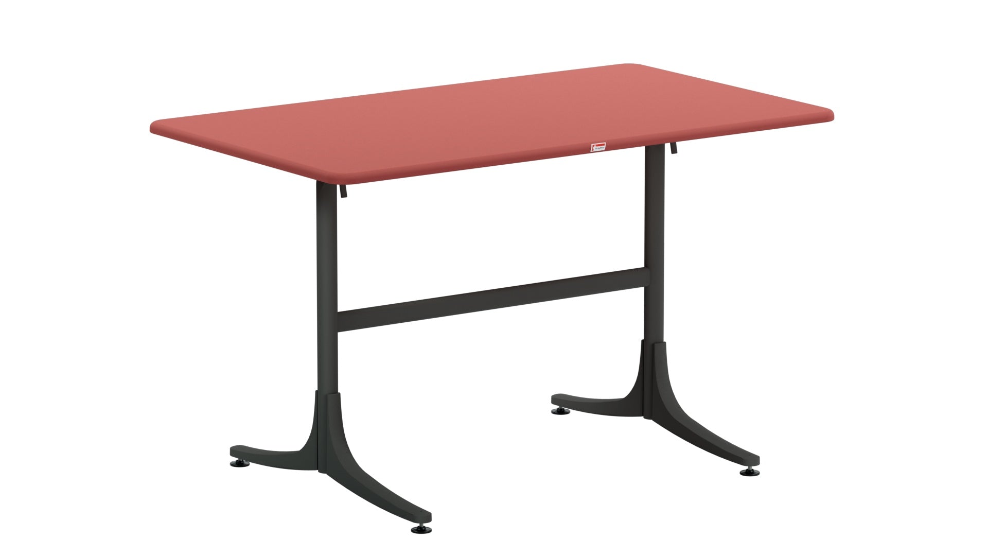 Moderner, wetterfester Glasfaser-Gartentisch 120x70 cm, klappbar, UV-beständig, langlebig, Schweizer Qualität – perfekt für Balkon, Terrasse oder Garten.