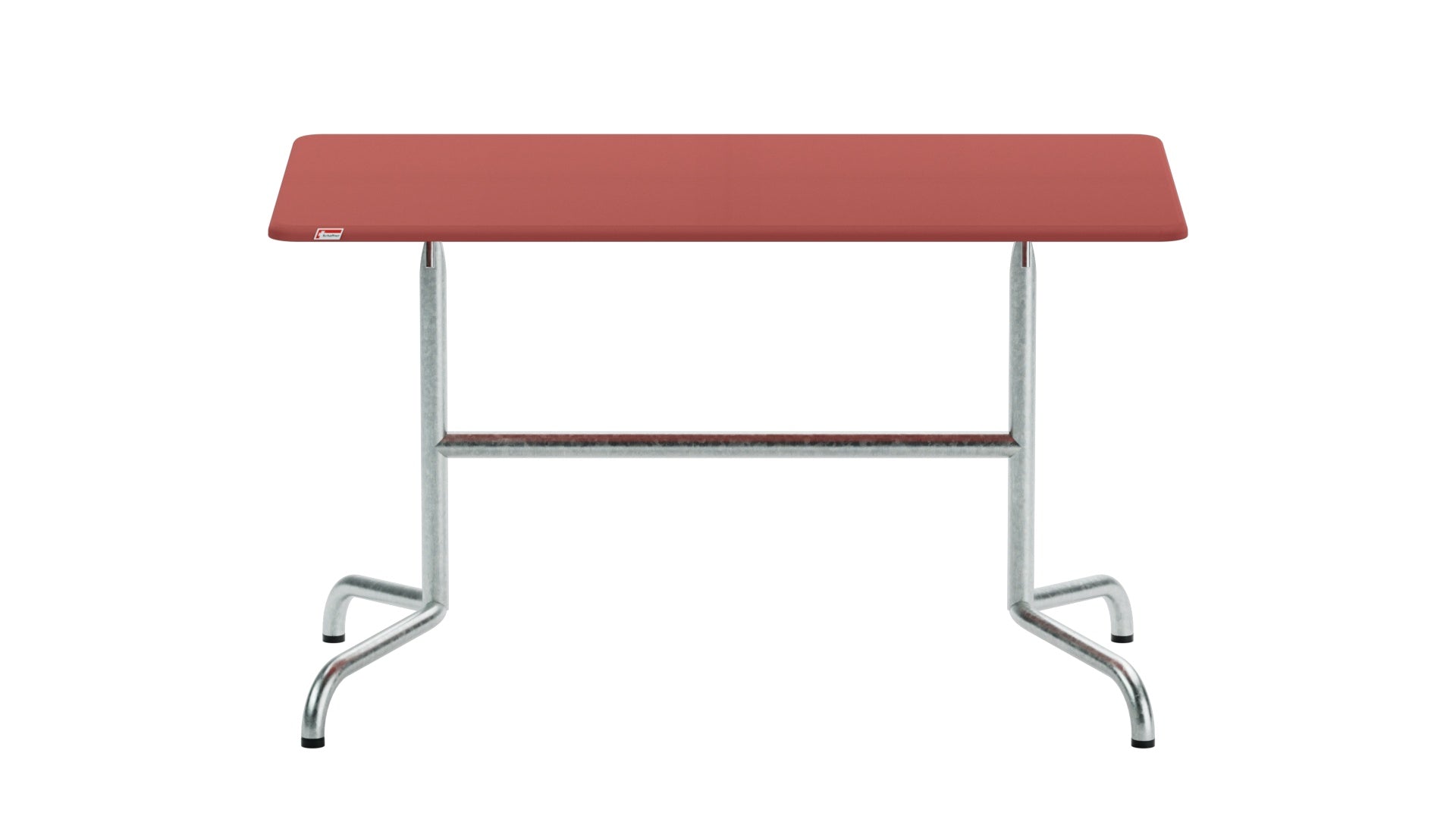 Moderner, wetterfester Davos Glasfaser-Gartentisch 120x70 cm, klappbar, langlebig, Swiss Made, perfekt für Garten, Terrasse und Outdoor.